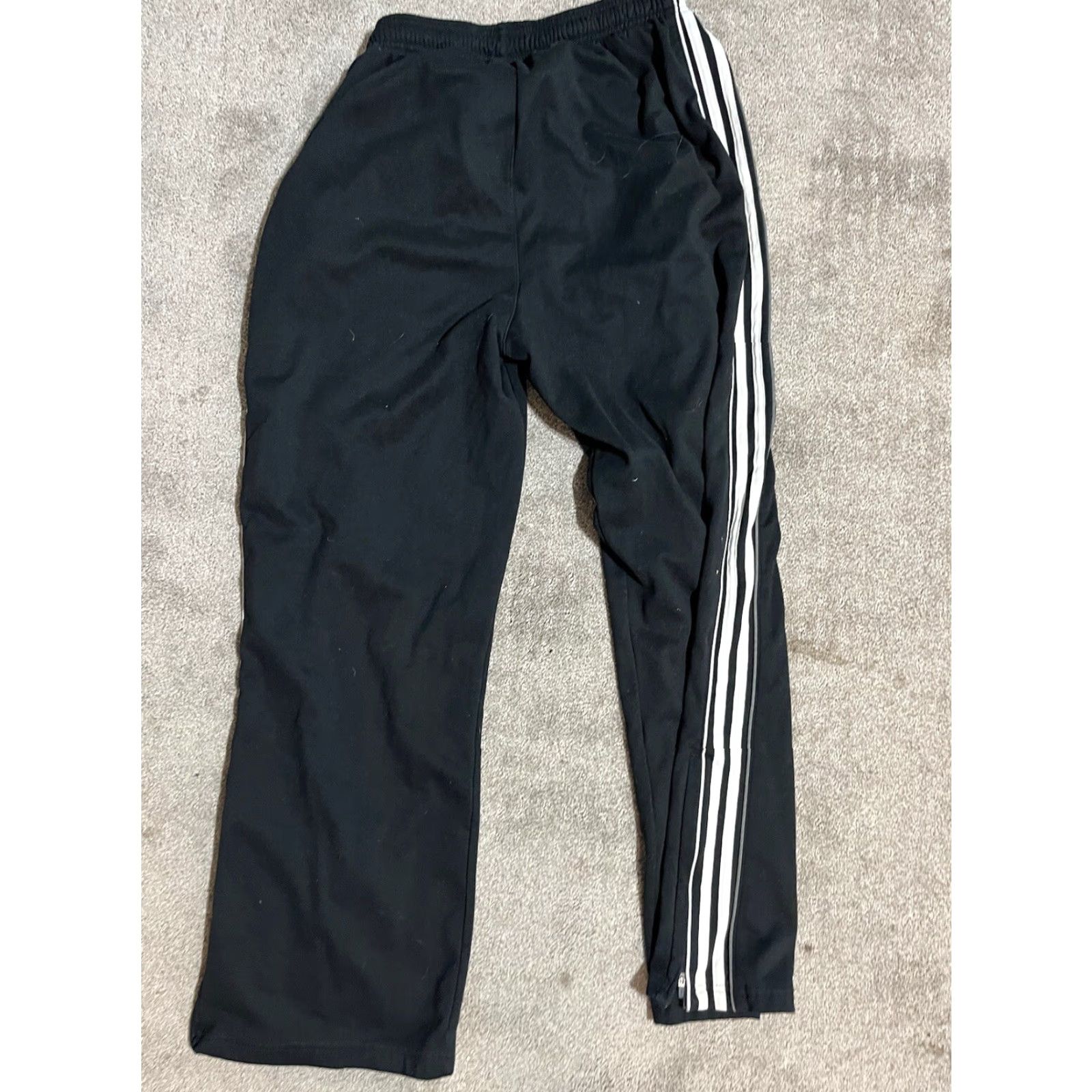 Reebok VINTAGE Reebok Men's Athletic Sweatpants - Black Size M Fleece Logo Casual Activewear Size US 31 - 3 Thumbnail
