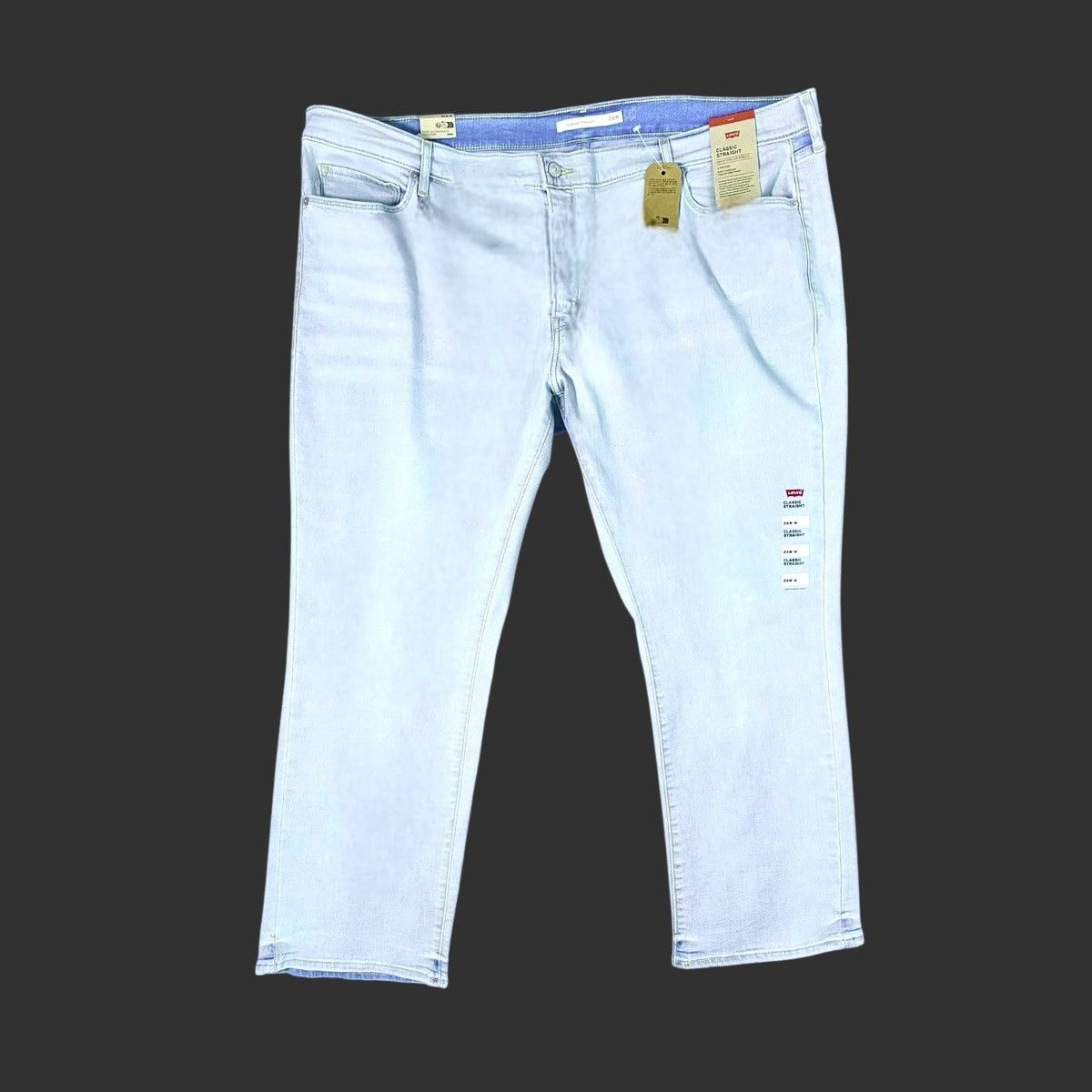 Levi's Levi’s Women’s Plus Size Straight Mid Rise Blue Jeans Sz 26W Size 34" / US 12 / IT 48 - 4 Thumbnail