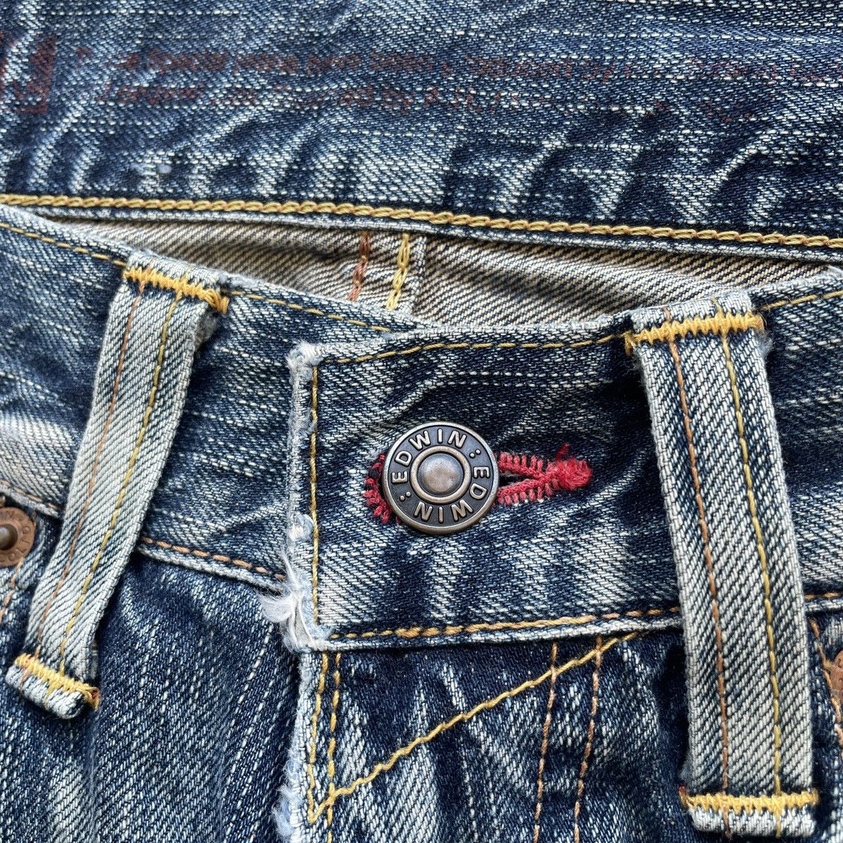 Edwin Distressed💥 Edwin 504 Japan Denim Jeans Pants Faded W30x29 Size US 30 / EU 46 - 6 Thumbnail