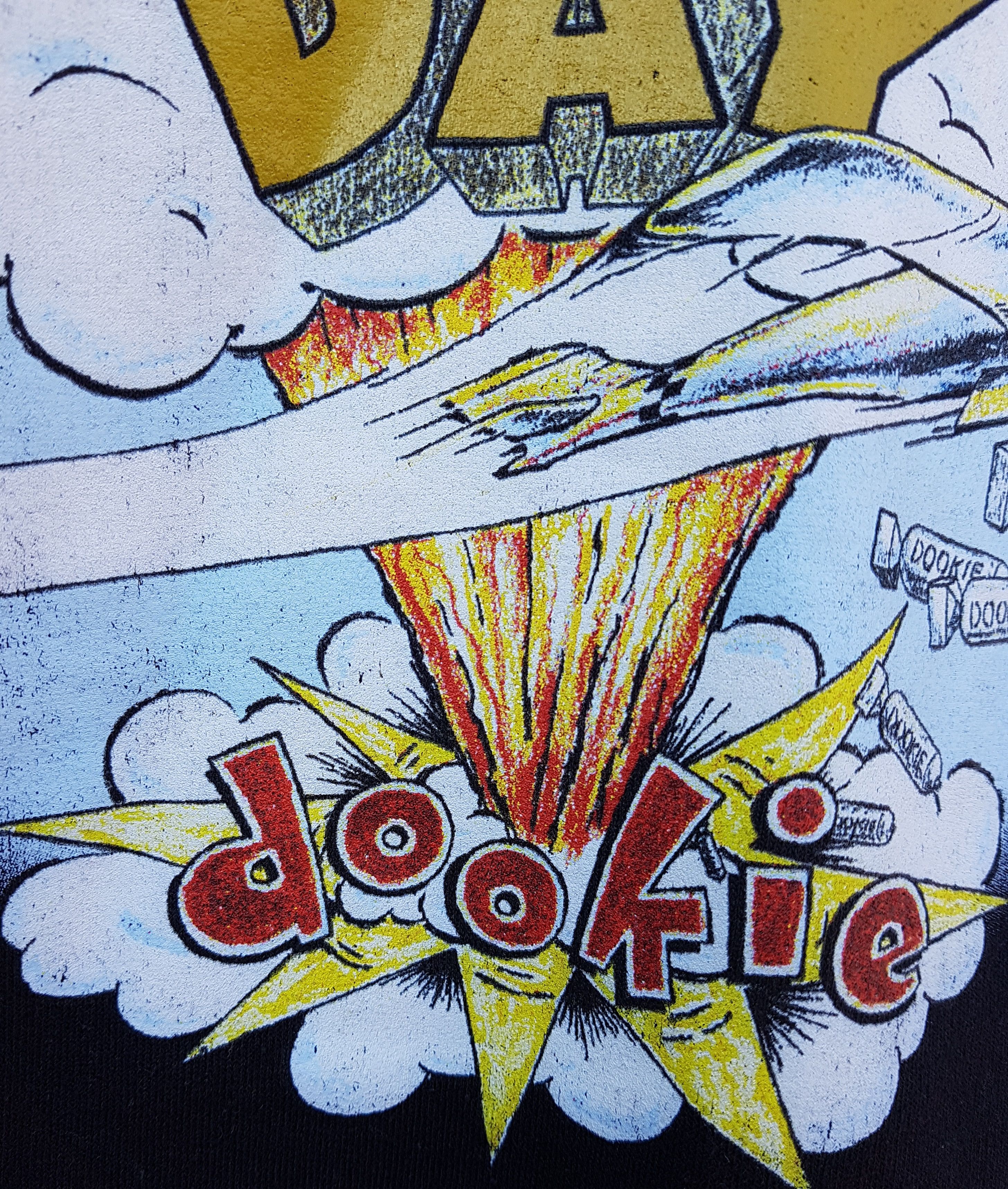 Band Tees Vintage Green Day Dookie Printed Rock Band Hoodie Sweatshirt Size US M / EU 48-50 / 2 - 8 Thumbnail