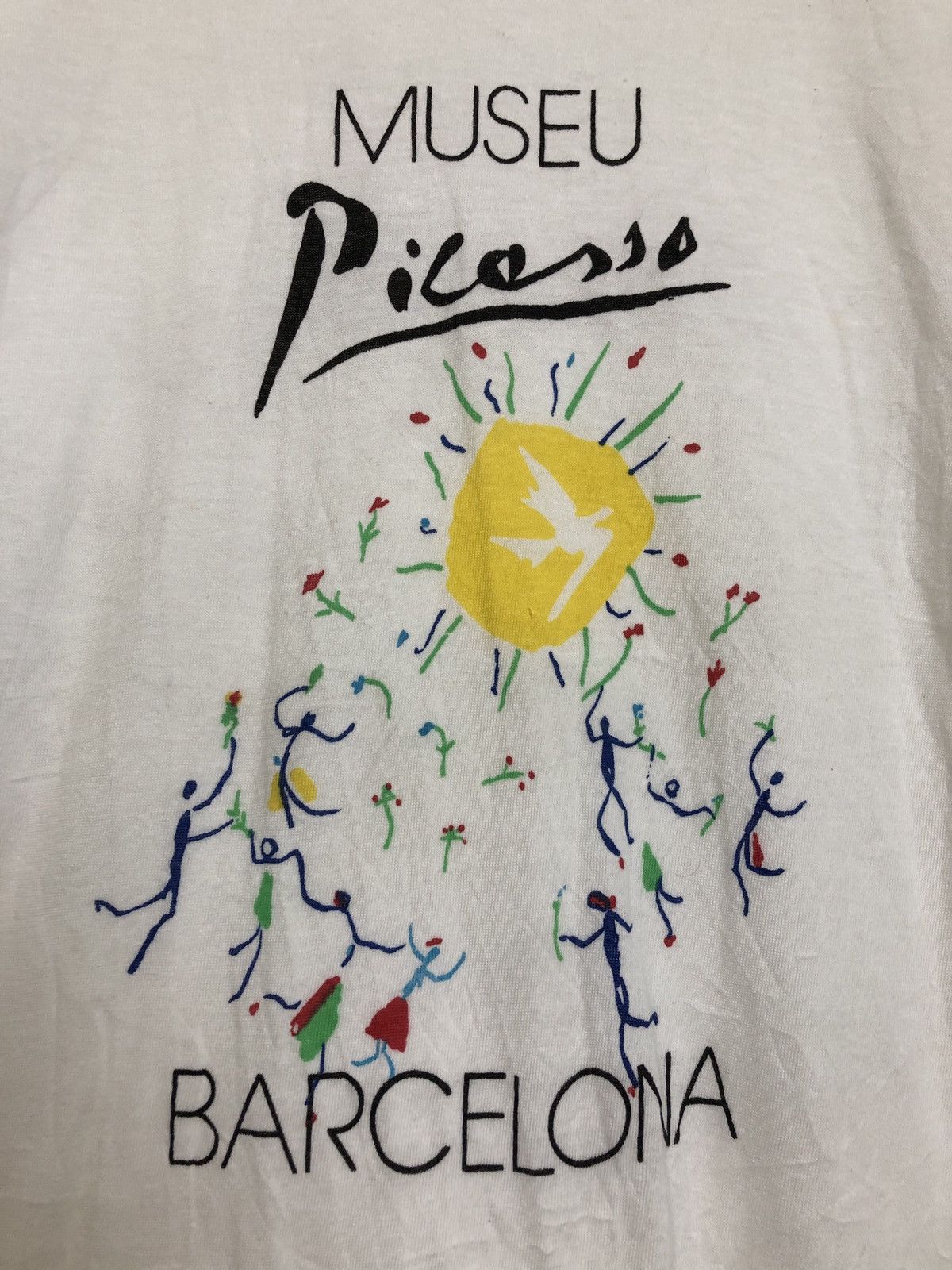 Vintage Vintage Picasso T-Shirt Size US M / EU 48-50 / 2 - 2 Thumbnail