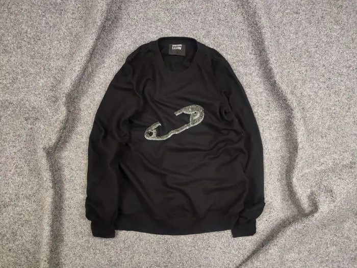 Markus Lupfer Markus Lupfer Design Embroidered paper clip logo Sweatshirt Size US S / EU 44-46 / 1 - 1 Thumbnail