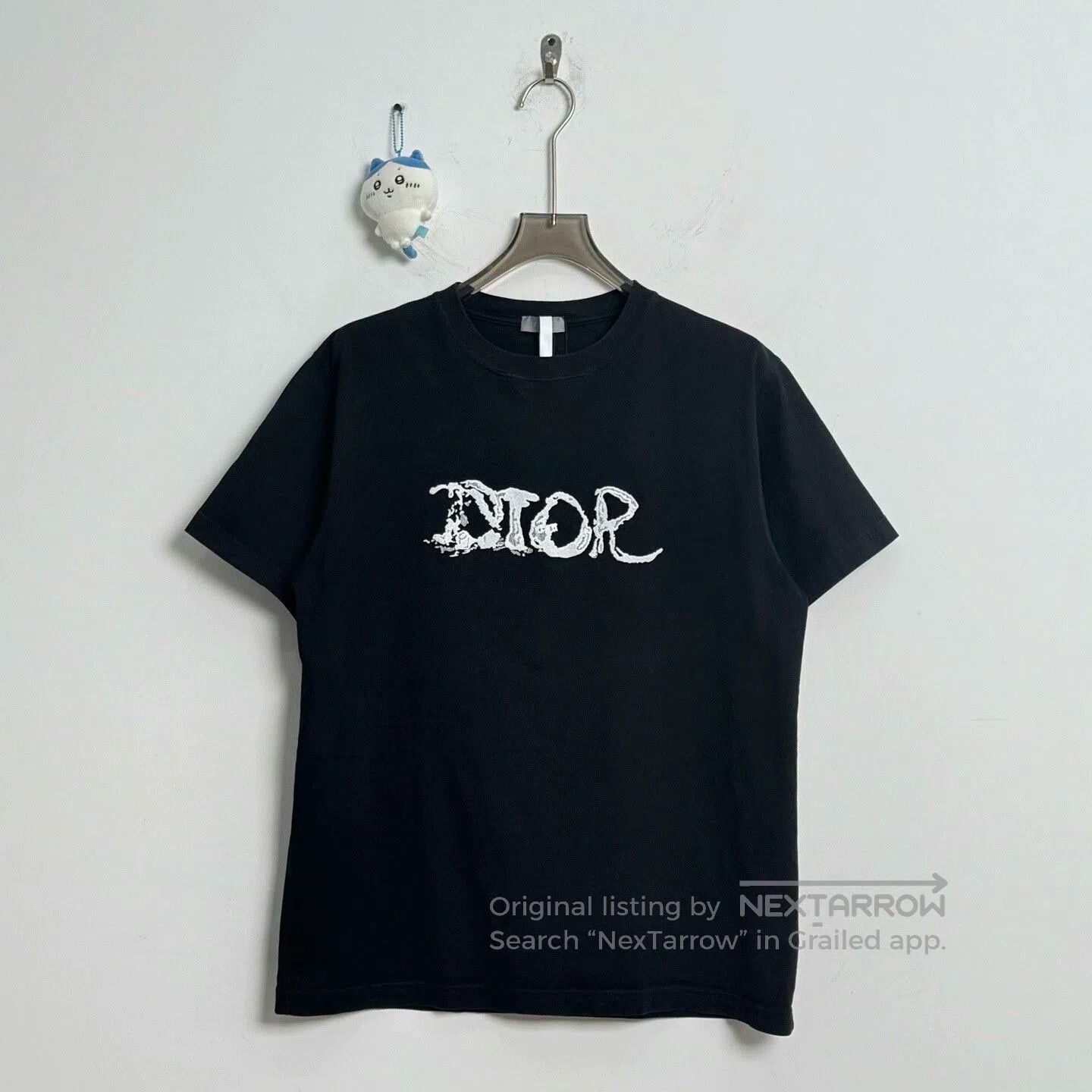 Dior Dior Black Logo Embroidered Short Sleeve Top. Size US L / EU 52-54 / 3 - 1 Thumbnail