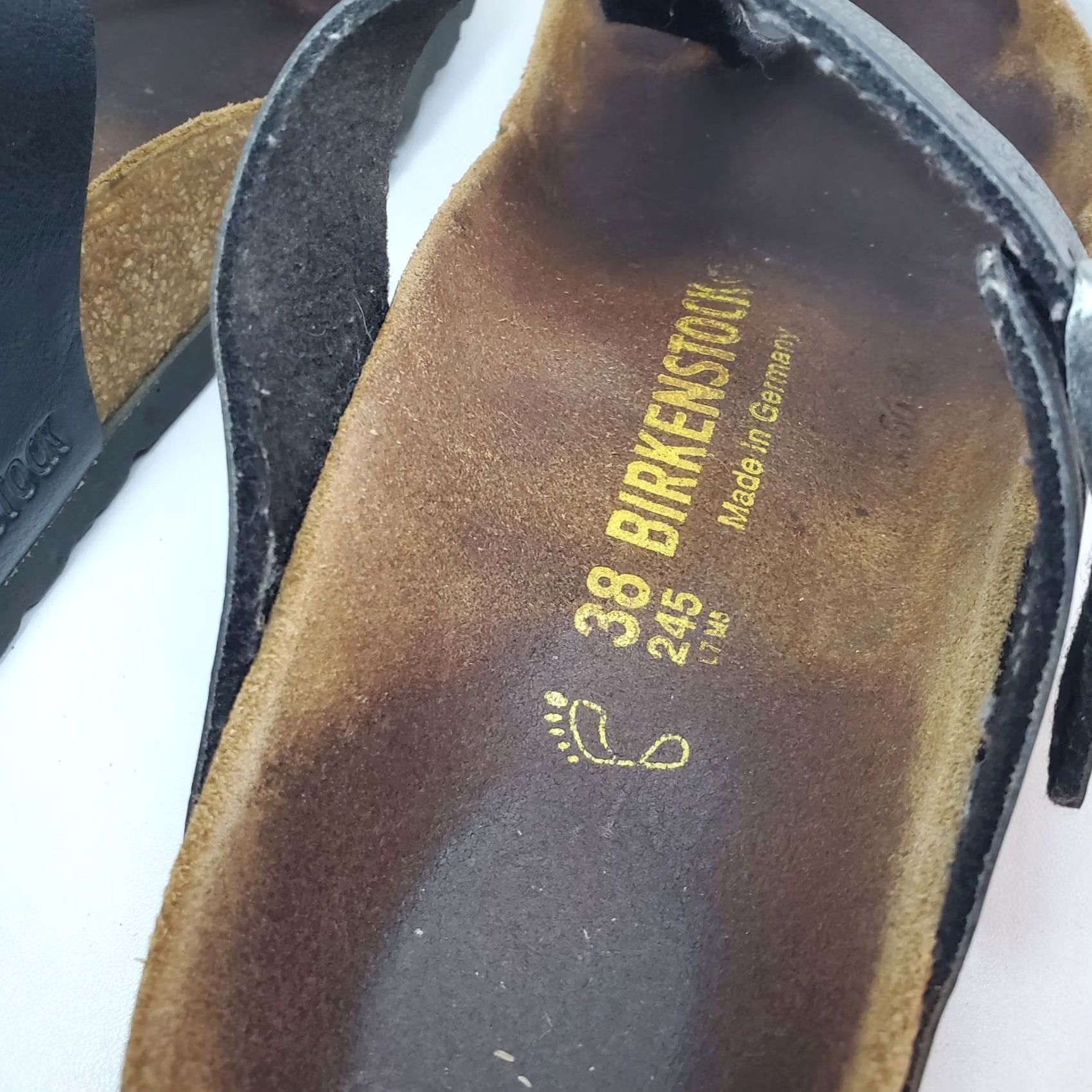 Birkenstock Birkenstock Gizeh Sandals Black Womens Sz 7 US 38 EU Birko-Flor Flip Flop Hippie Size US 7 / IT 37 - 5 Thumbnail