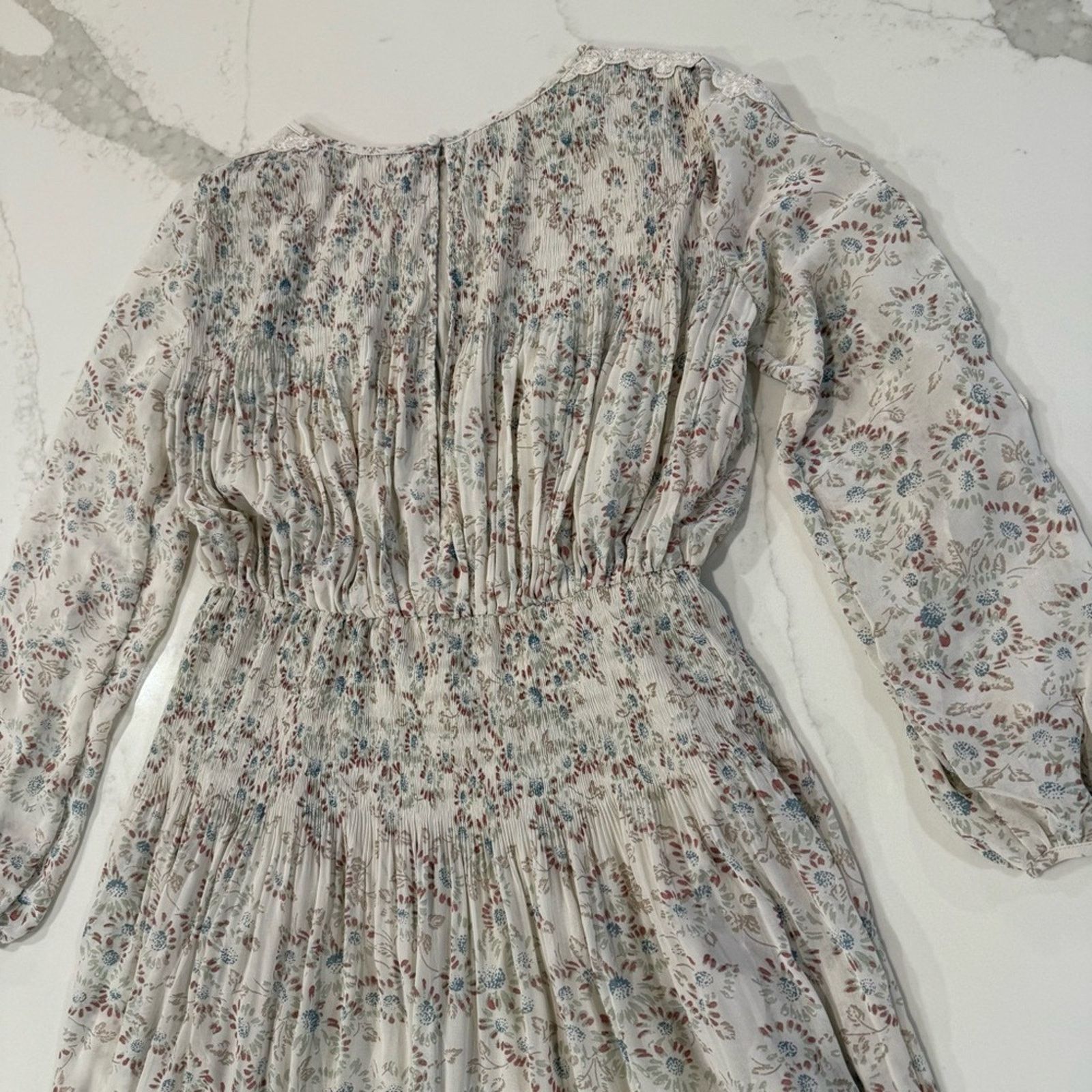 Free People Free People Floral Charolette Chiffon MidiDress Womens Small Size S / US 4 / IT 40 - 14 Thumbnail
