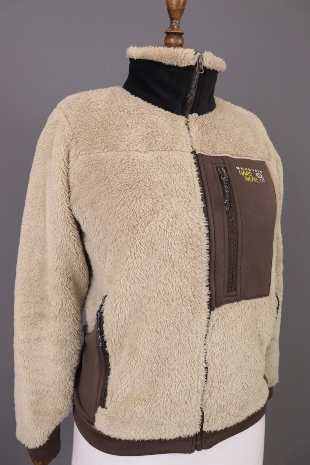 Mountain Hardwear Ladies Mountain Hard Wear Beige Plush Fleece Jacket Size S Size S / US 4 / IT 40 - 6 Thumbnail