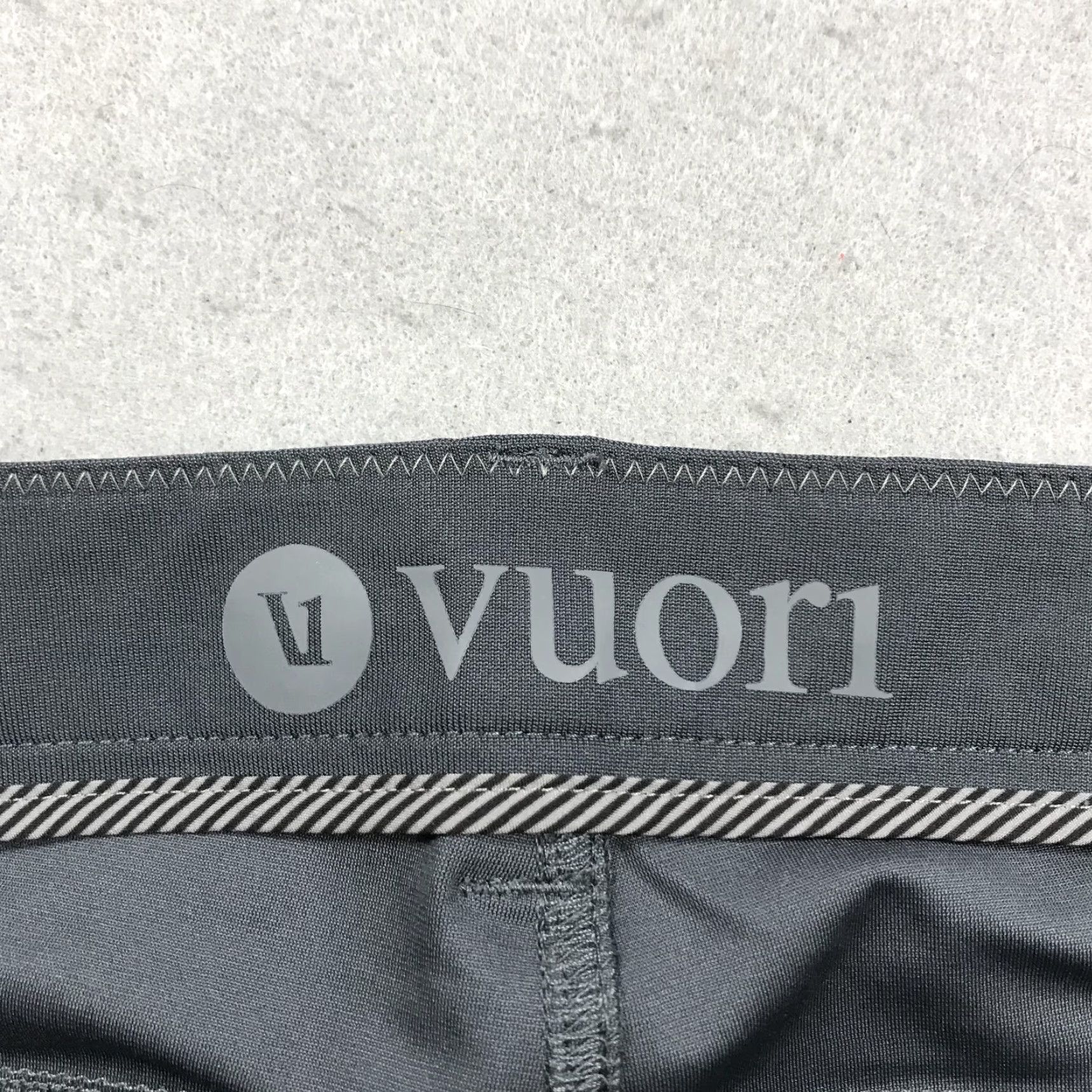 Vuori Vuori Mens 38x28 Gray Chino Pants — Regular, Polyester, Flat Front, Logo, Preppy, Sports, Casual Size US 38 / EU 54 - 4 Thumbnail