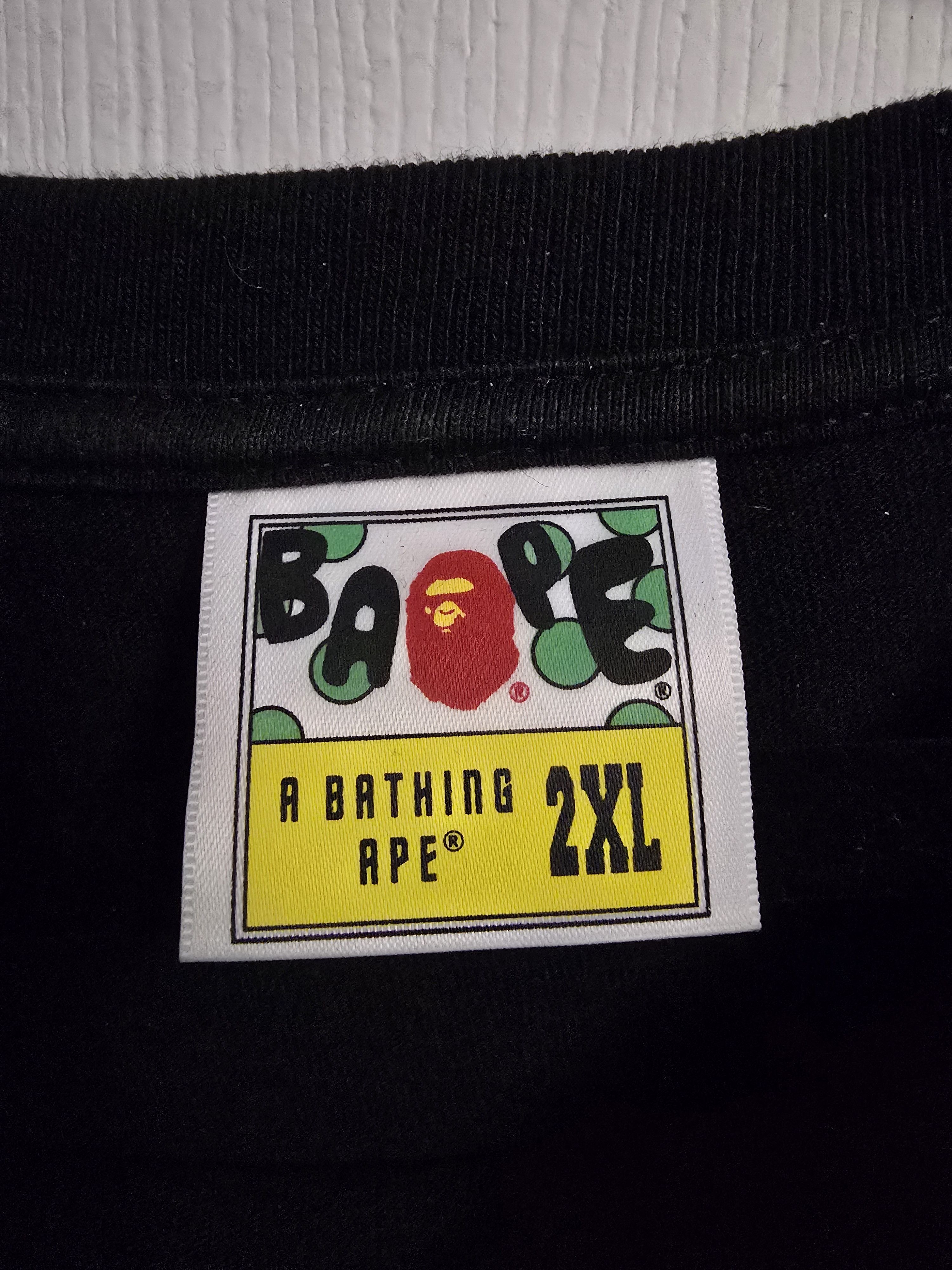 Bape Bape Ape Shall Never Kill Ape Shark Tee Size US XXL / EU 58 / 5 - 2 Thumbnail