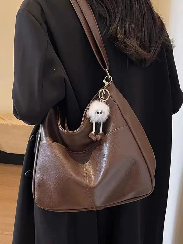 Designer × Japanese Brand Retro y2 versatile shoulder bag for women brown Size ONE SIZE - 2 Thumbnail