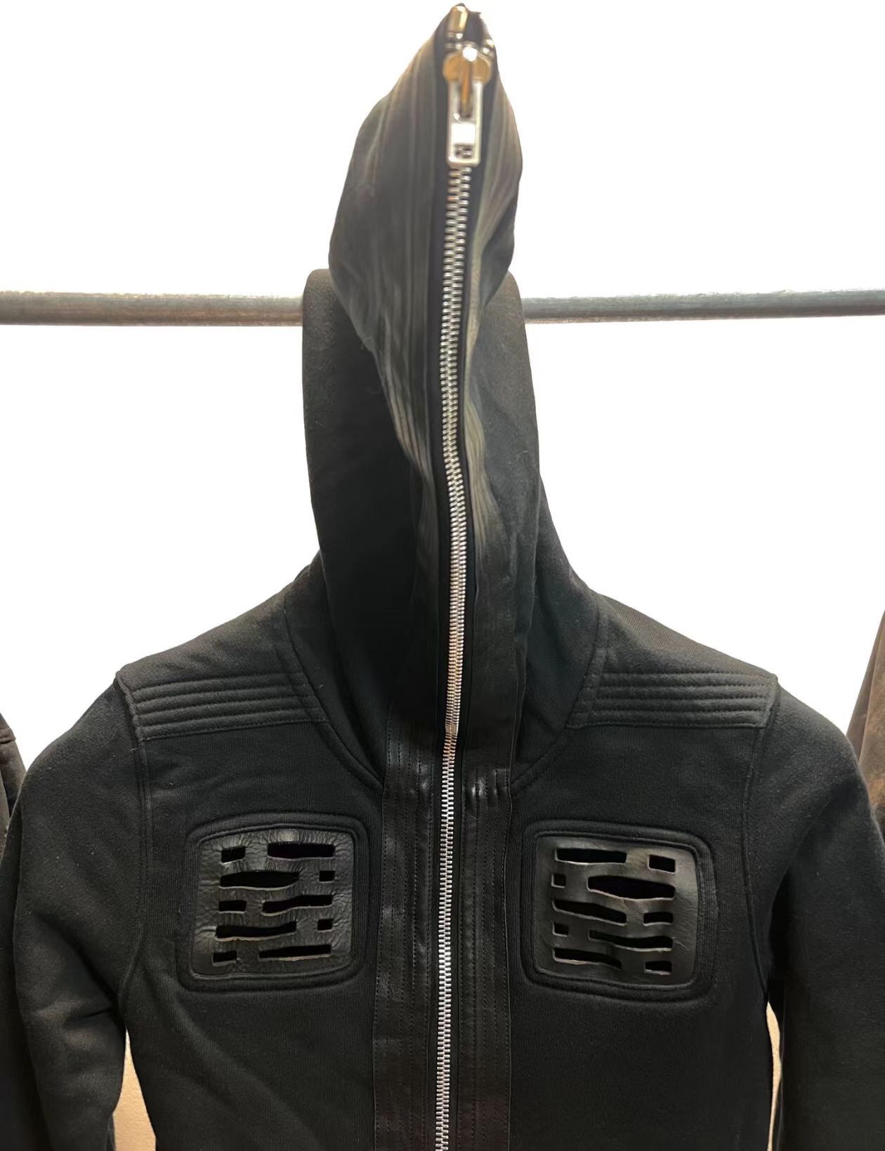 Rick Owens Rick Owens 14 mainline split leather mid length hooded Size US XS / EU 42 / 0 - 3 Thumbnail