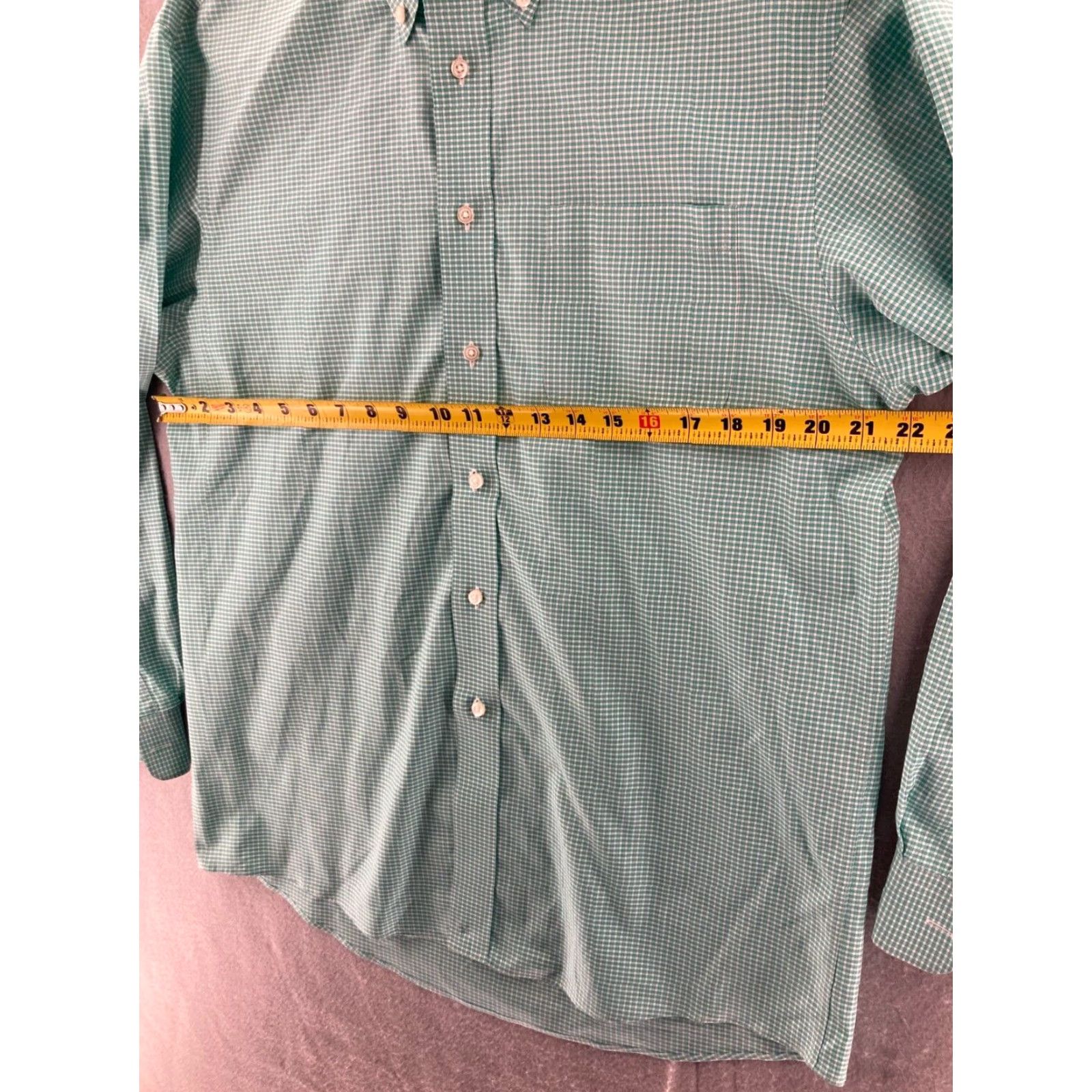 Jos. A. Bank Jos A Bank Traveler Shirt Mens Medium Mint green Size US M / EU 48-50 / 2 - 2 Thumbnail