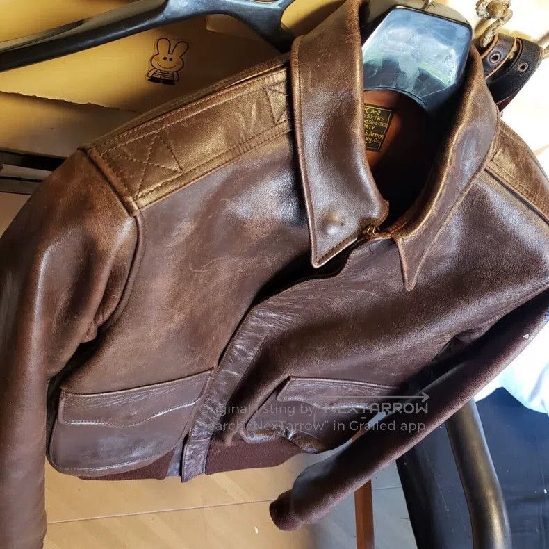The Real McCoy's The Real McCoys A2 jacket, horseskin Size US M / EU 48-50 / 2 - 4 Thumbnail