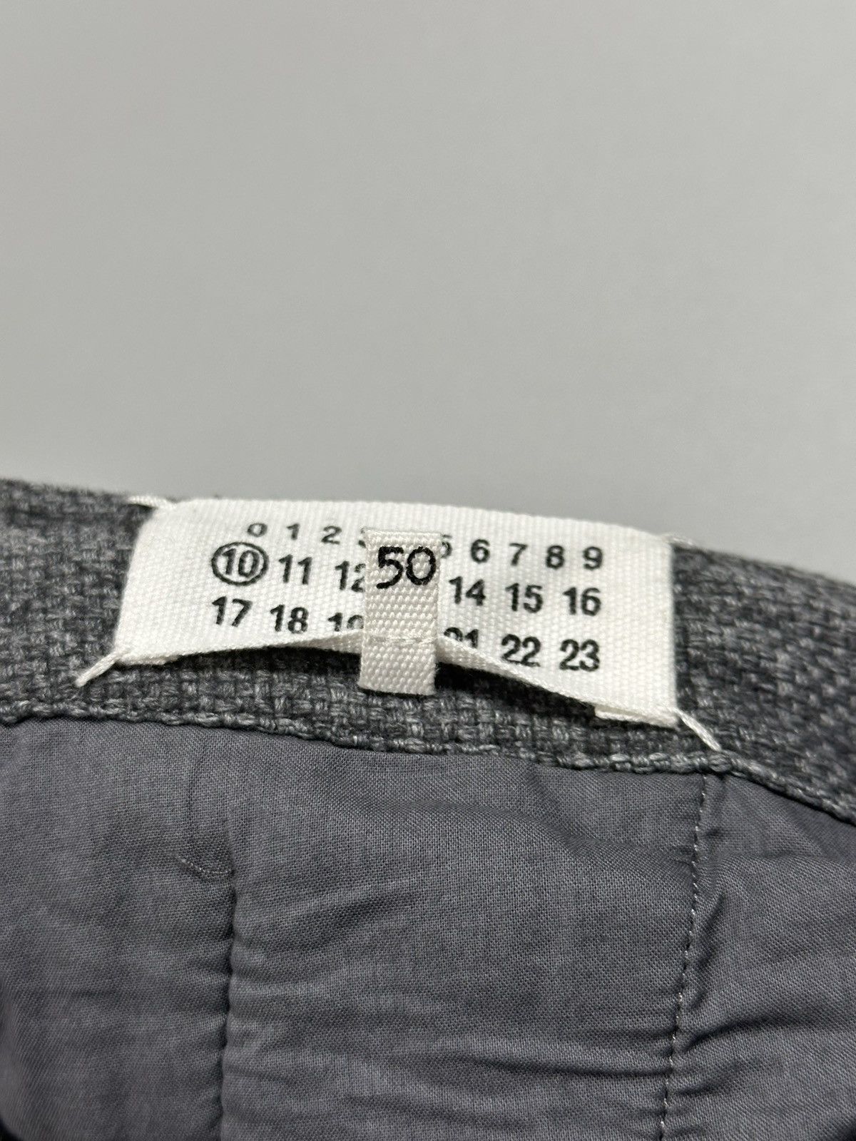 Maison Margiela Maison Margiela Textured Wool-Blend Drawstring Trousers Size US 34 / EU 50 - 9 Thumbnail