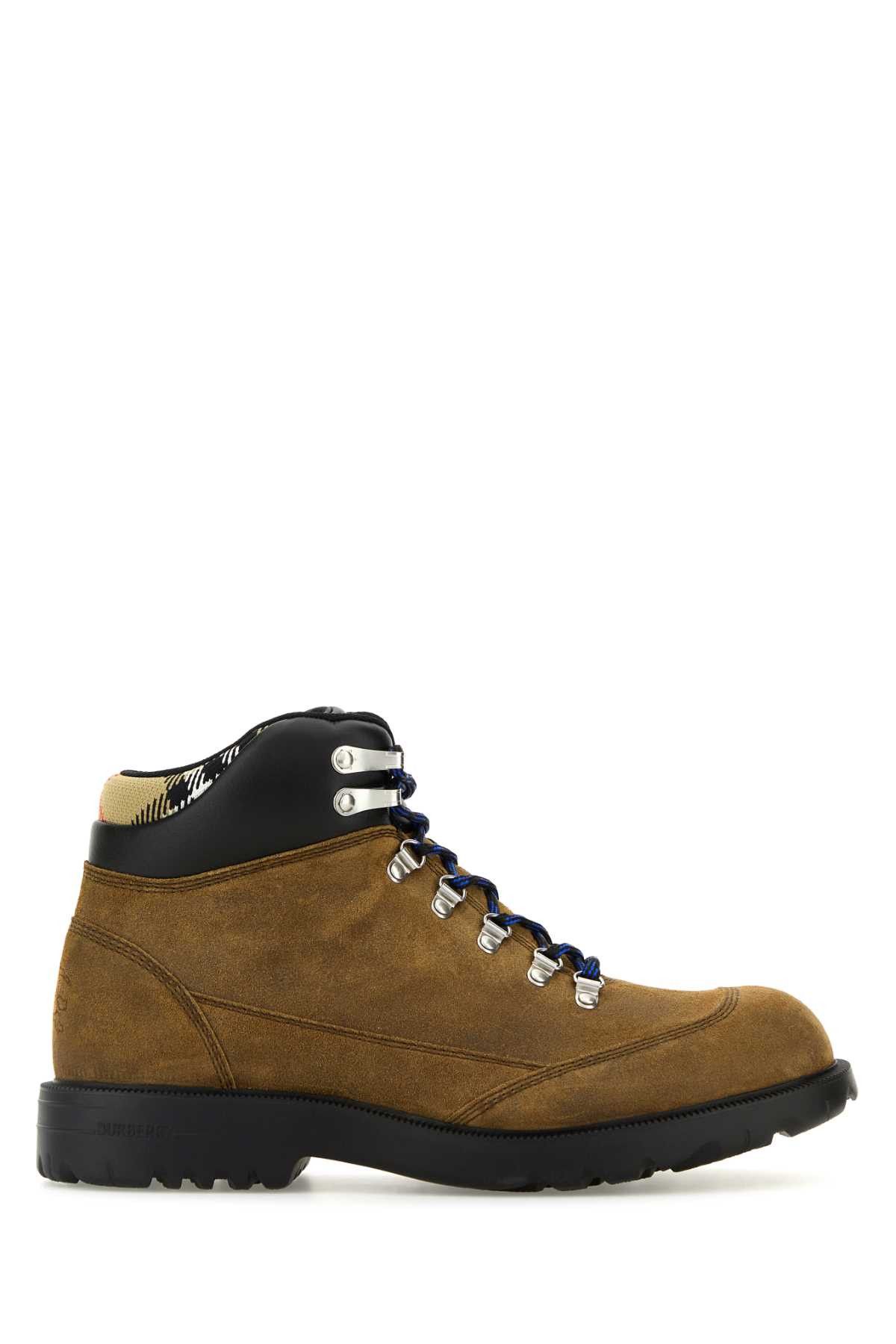 Burberry Brown Suede Moor Ankle Boots Size US 8 / EU 41 - 1 Thumbnail