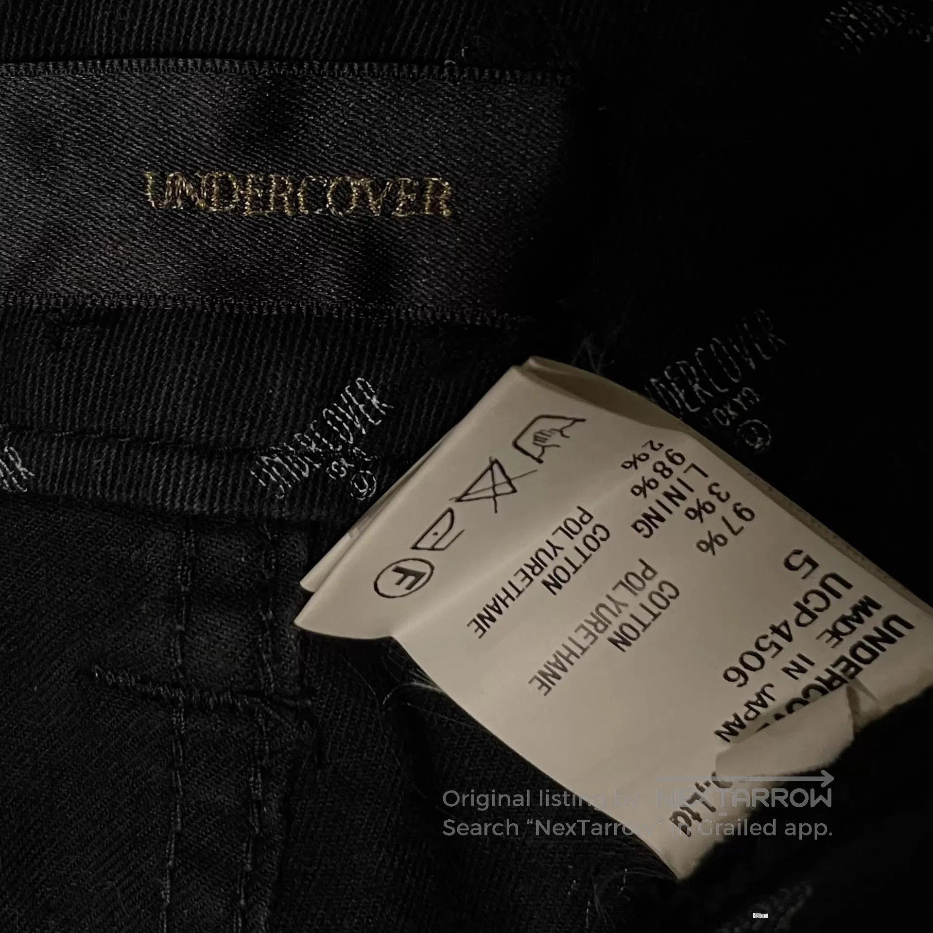 Undercover Black Distressed Casual Pants Size 38. Size US 38 / EU 54 - 5 Thumbnail