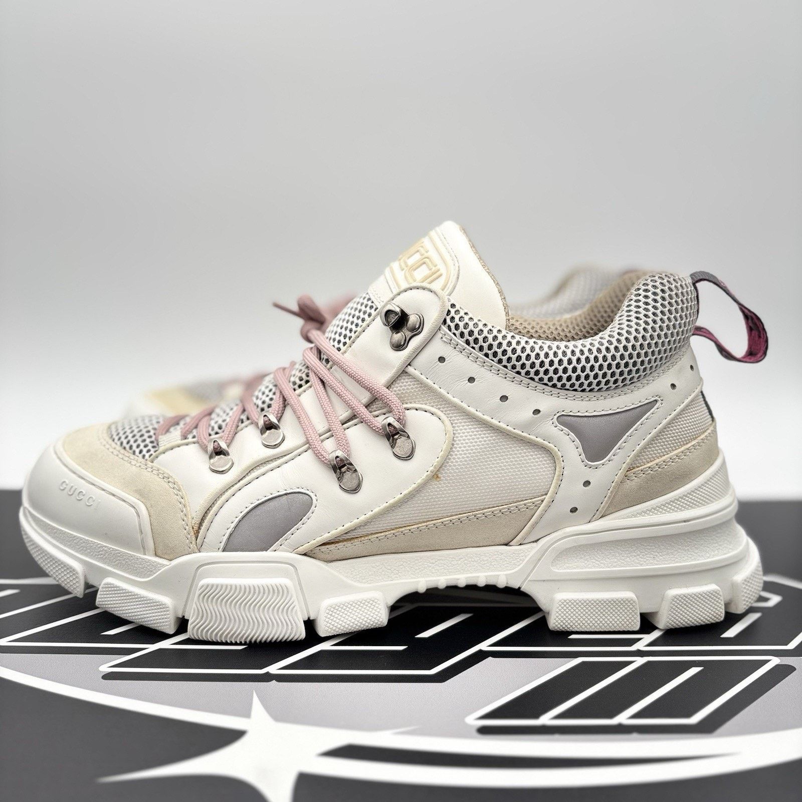 Gucci Gucci Flashtrek SEGA ' White, Beige ' | GREAT CONDITION! Size US 12.5 / EU 45-46 - 1 Thumbnail