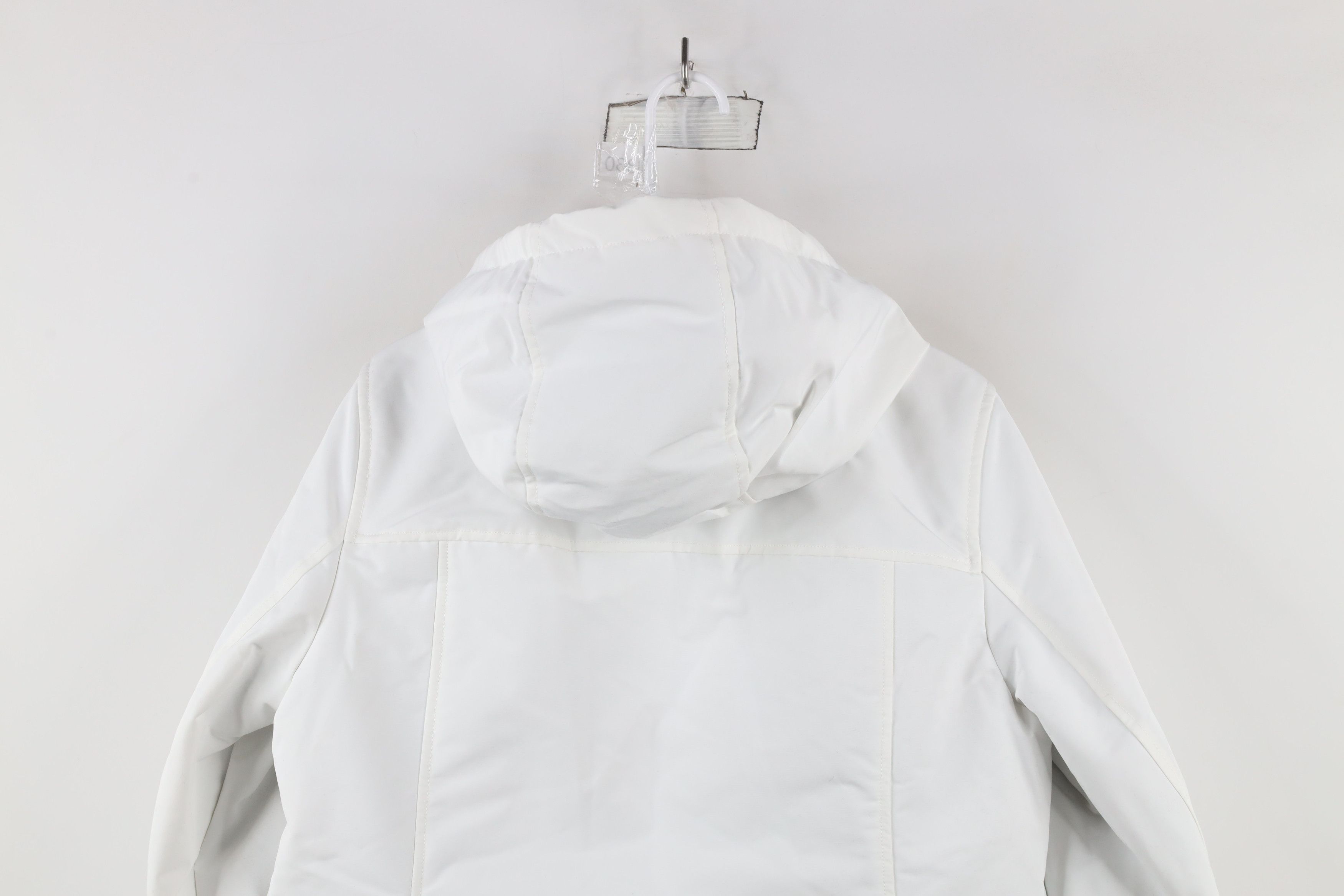 Tommy Hilfiger × Vintage New Tommy Hilfiger Fleece Lined Full Zip Hooded Jacket White Size L / US 10 / IT 46 - 13 Thumbnail