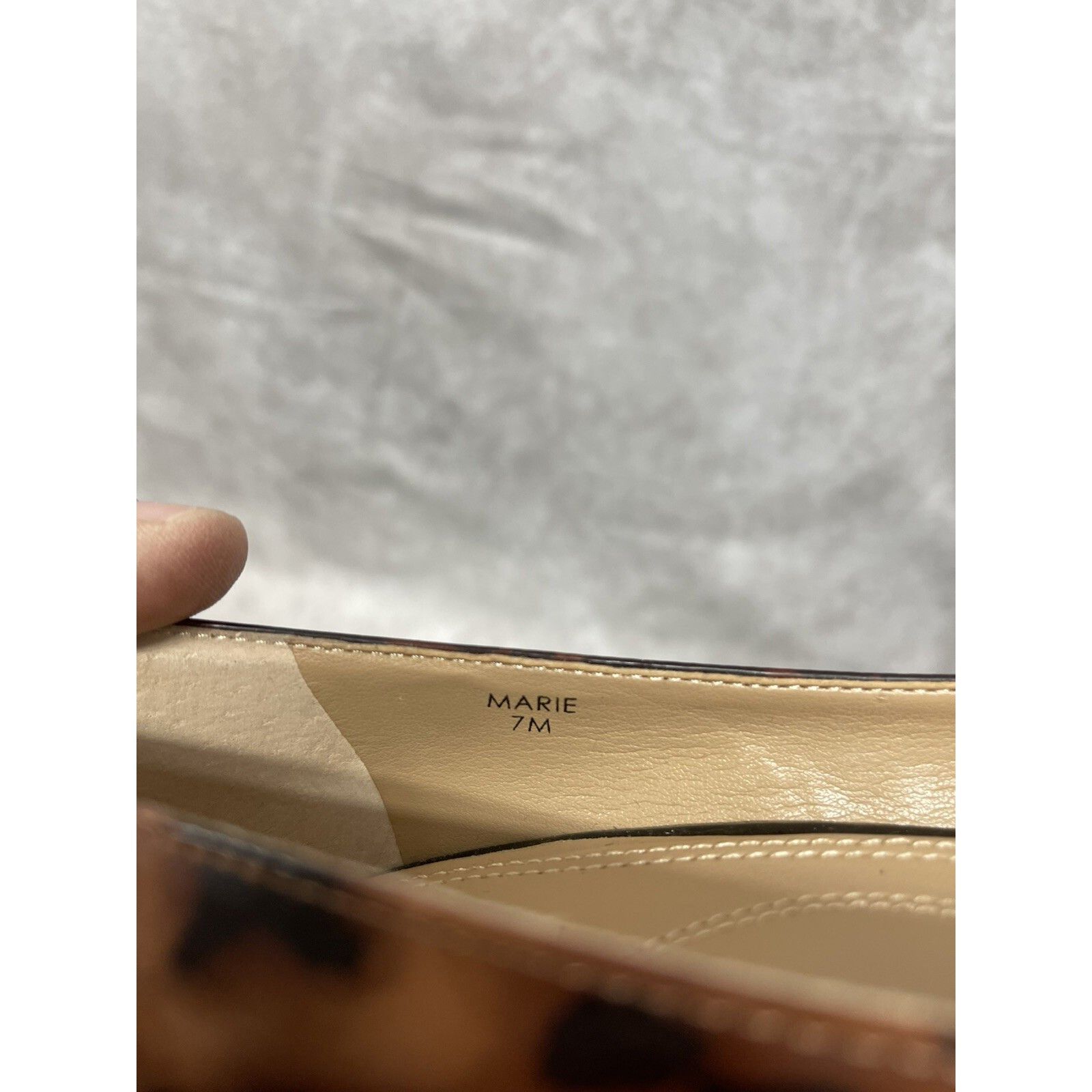 Other TAHARI Marie Women's Leather Leopard Open Toe Heel Pumps Sho Size US 4.5 / IT 34.5 - 9 Thumbnail