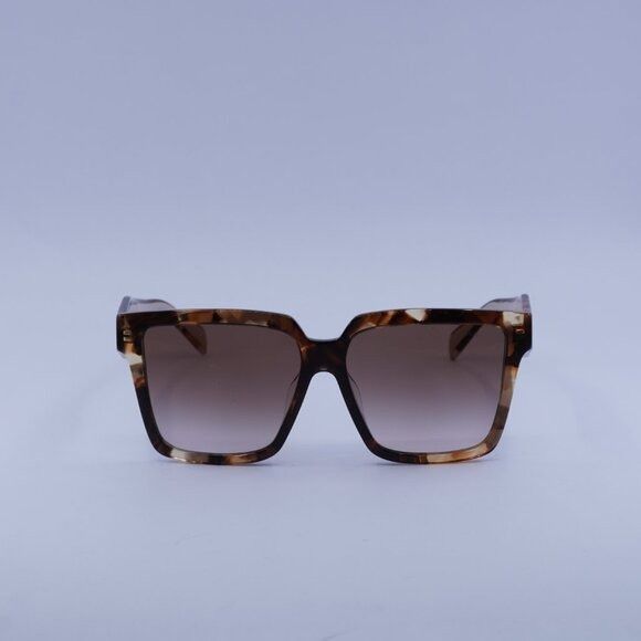Prada Prada PR24ZSF 07R0A6 Sunglasses Caramel Havana Square Frame Size ONE SIZE - 3 Thumbnail