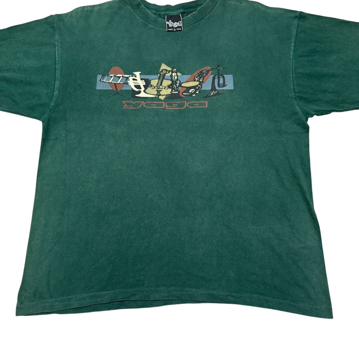 Vintage Vintage 90s YAGA Skateboards Shirt Size US L / EU 52-54 / 3 - 6 Thumbnail
