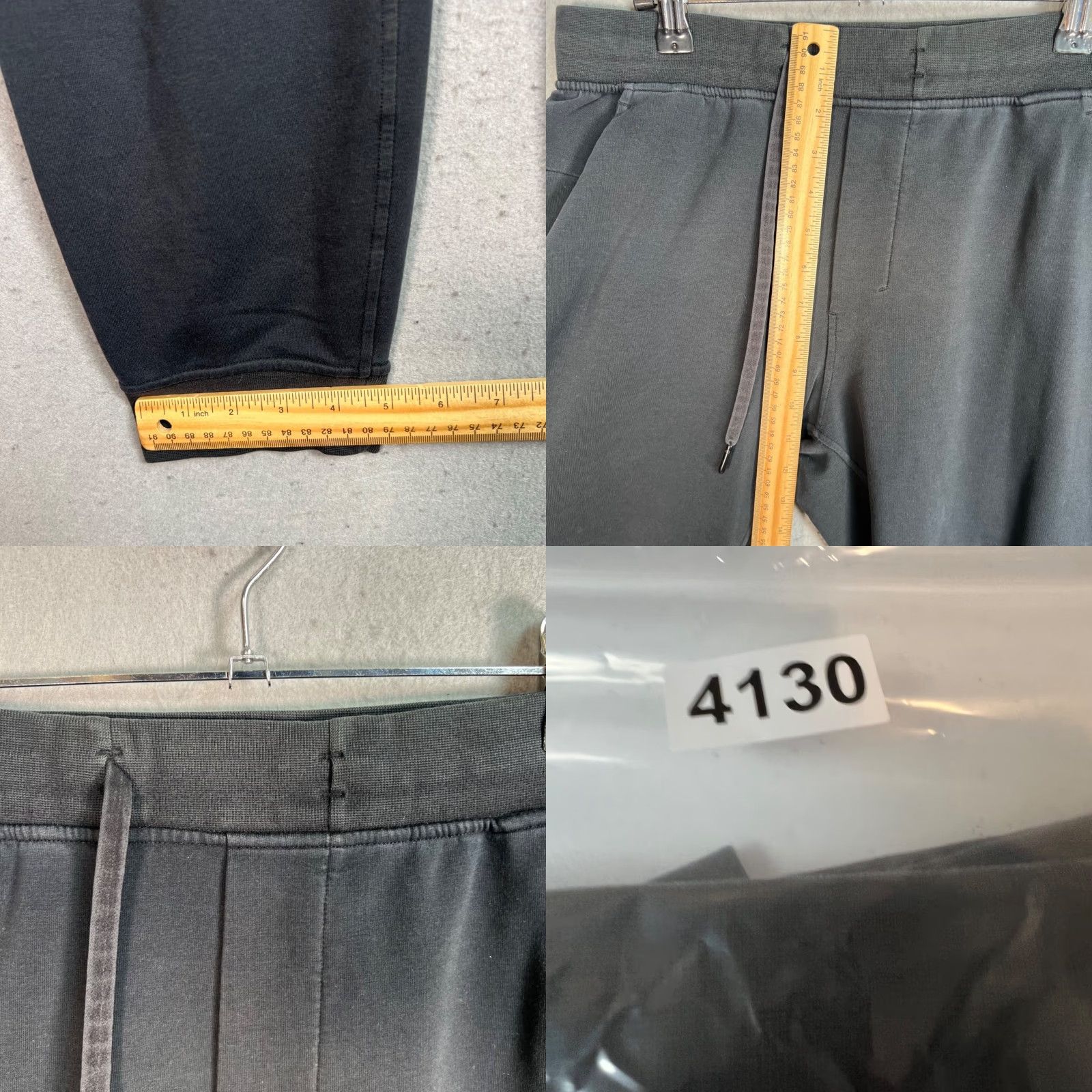 Lululemon Lululemon Mens Size Medium Black Jogger Sweatpants Drawstring Waist Stretch Pants Size US 31 - 8 Thumbnail