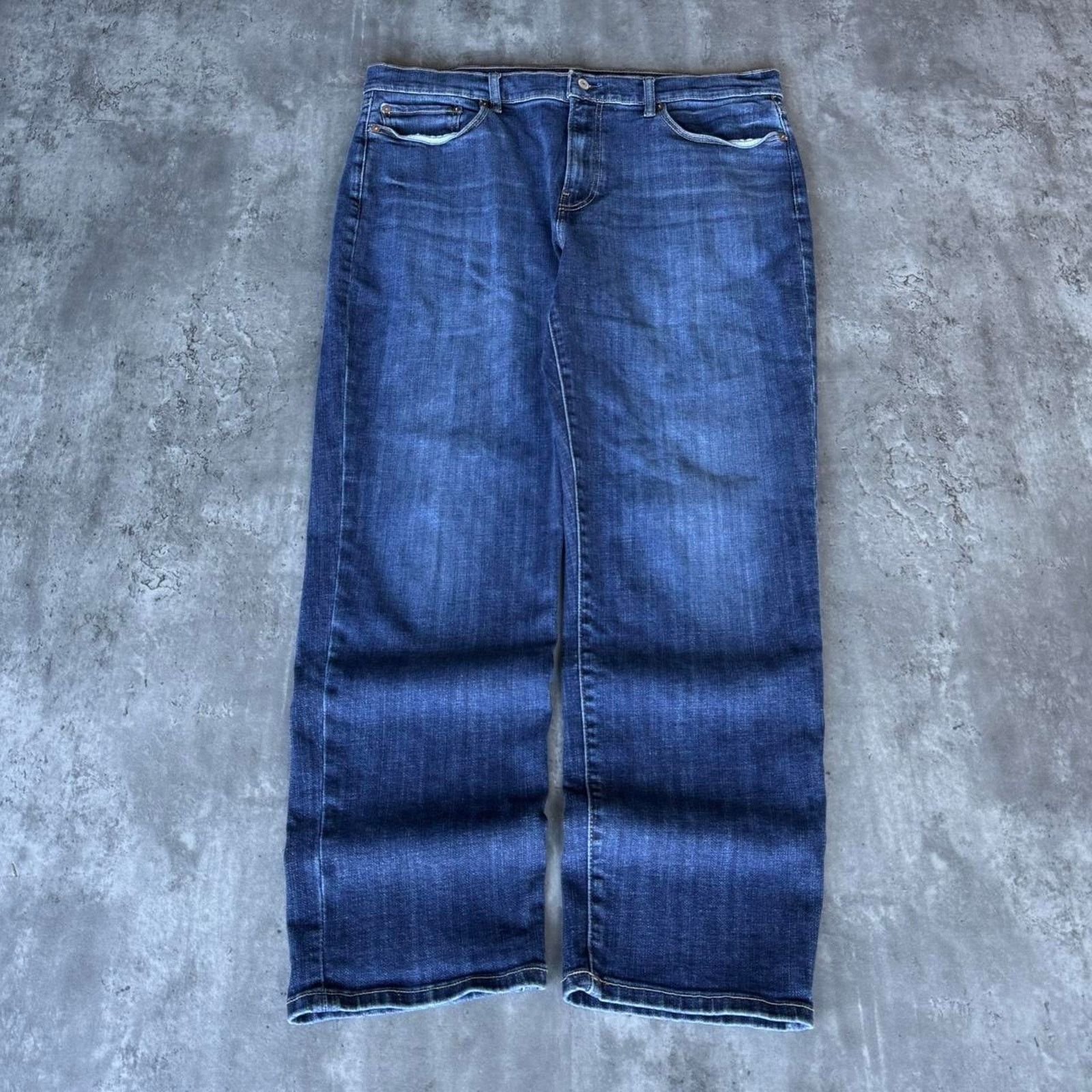 Japanese Brand × Lucky Brand Lucky Brand Embroidered Baggy Grunge Opium Denim Jeans Size US 38 / EU 54 - 2 Thumbnail