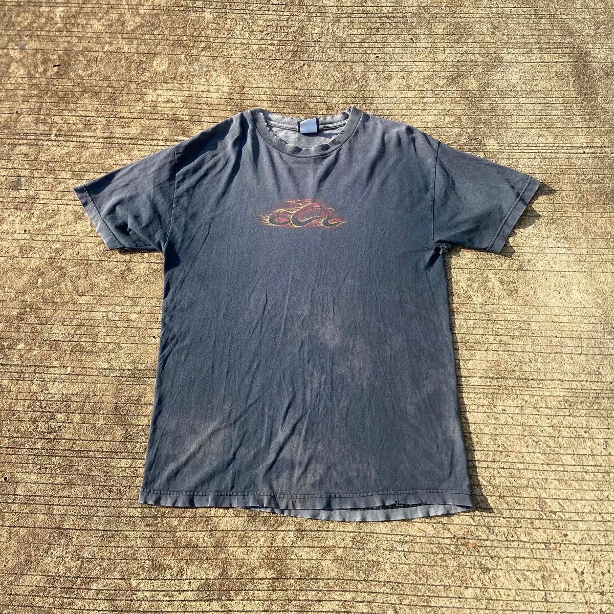 Vintage Orange County Choppers Flame Logo Faded Tee Size US L / EU 52-54 / 3 - 1 Thumbnail