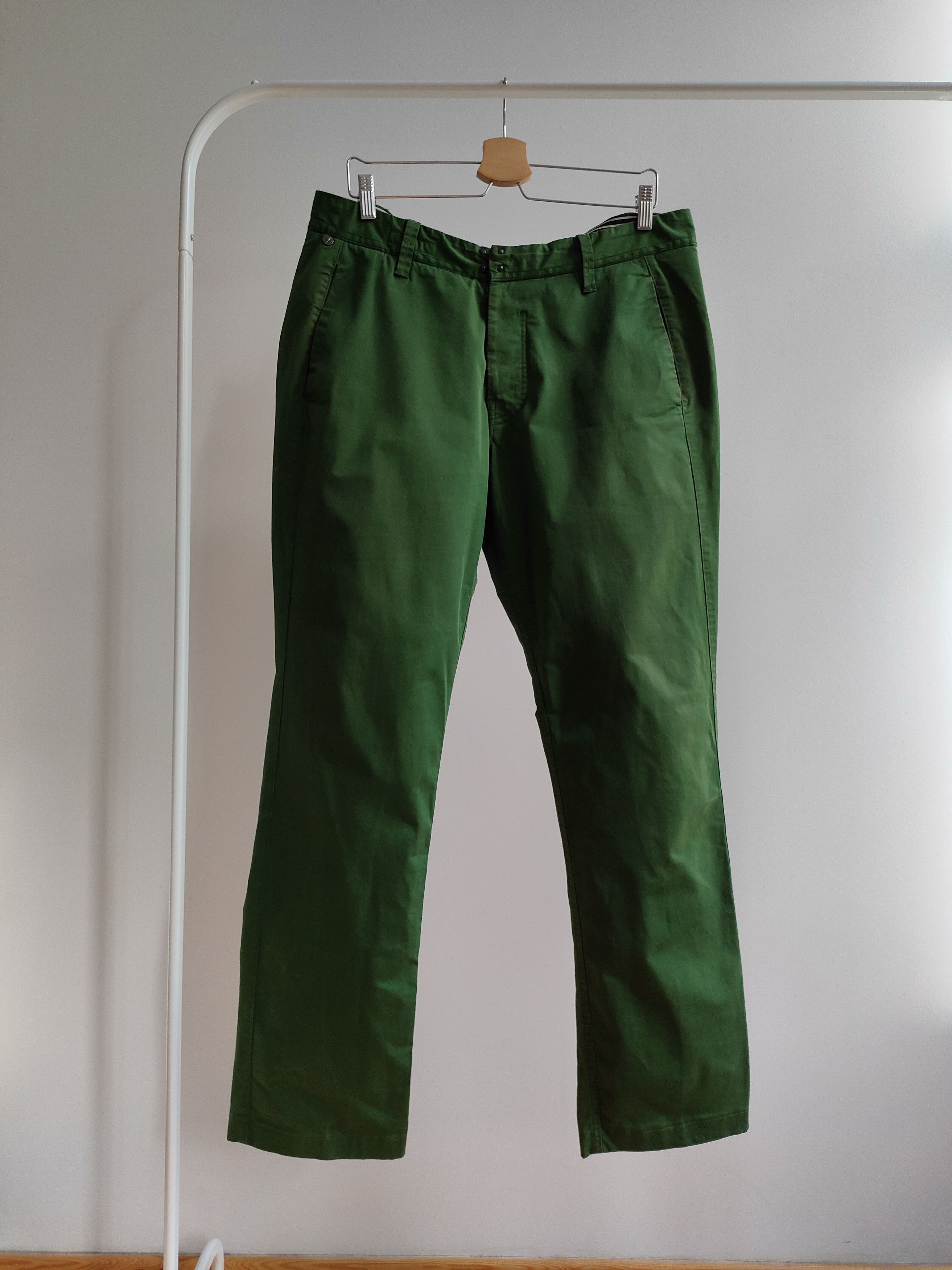 Stone Island A/W 2008 Stone Island green chino pants Size US 36 / EU 52 - 1 Thumbnail