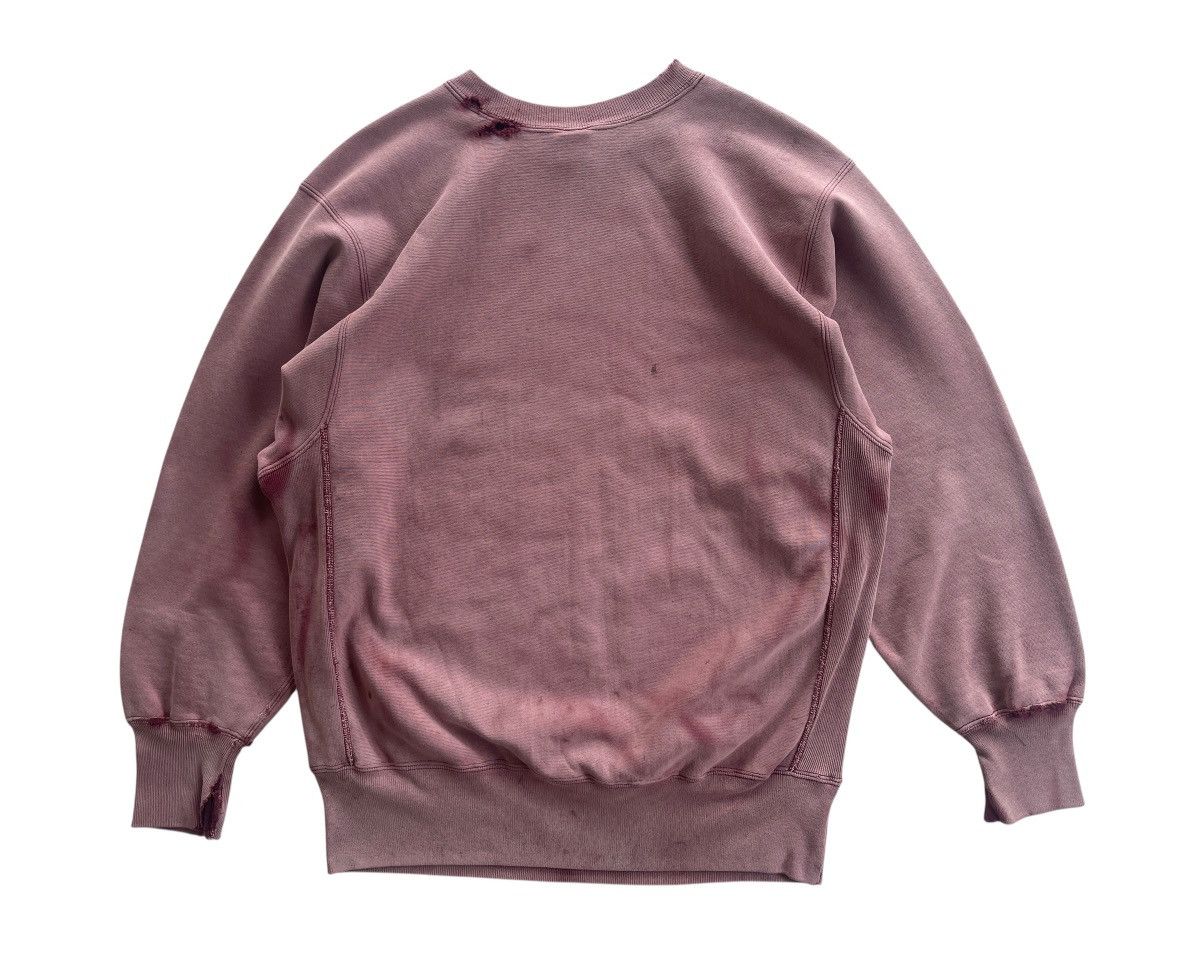 Vintage Vintage Distressed Sunfaded Reverse Weave Sweater Size US XL / EU 56 / 4 - 3 Thumbnail
