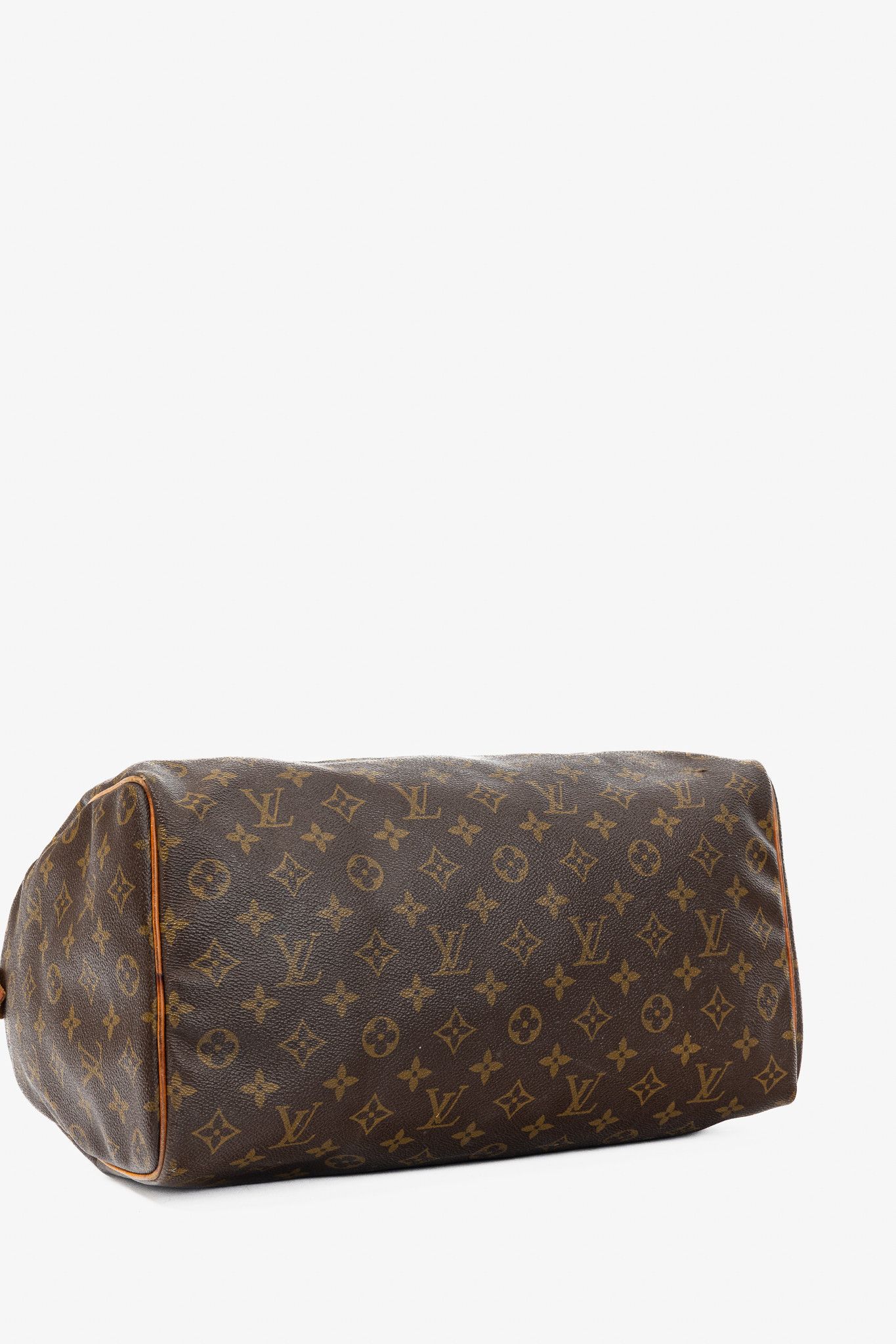 Louis Vuitton Louis Vuitton 80's Speedy 35 Monogram Canvas Boston Bag Size ONE SIZE - 5 Thumbnail