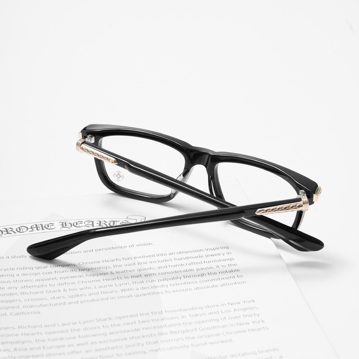 Chrome Hearts CHROME HEARTS LITTLE DINGER BLACK- 18KGP GLASSES Size ONE SIZE - 7 Thumbnail