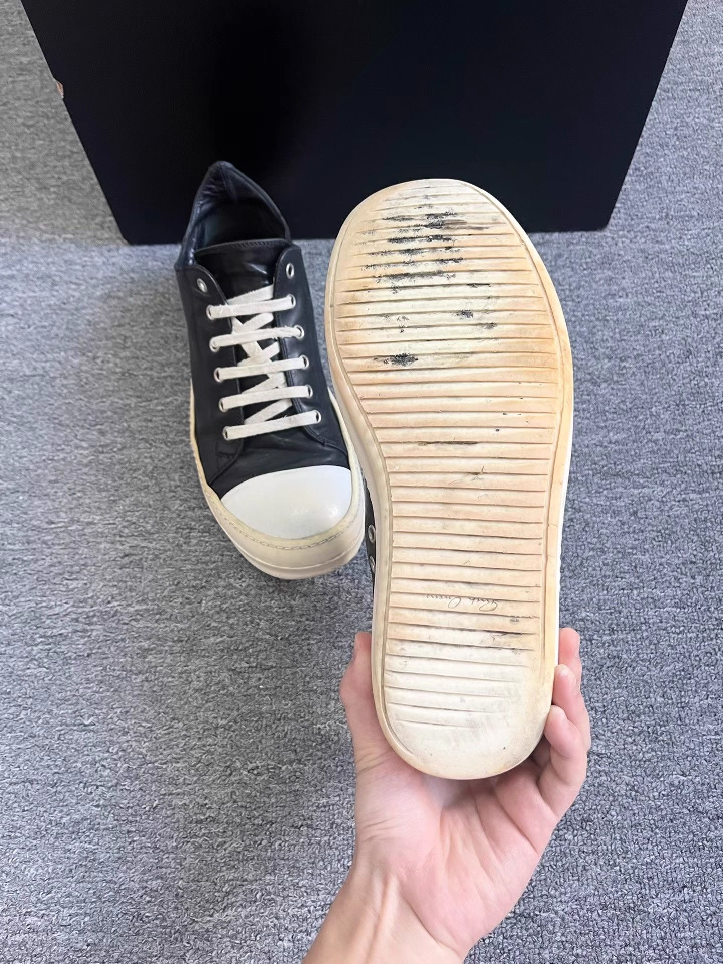 Rick Owens Rick Owens Mainline Leather Big Converse K34 Size US 7.5 / EU 40-41 - 4 Thumbnail