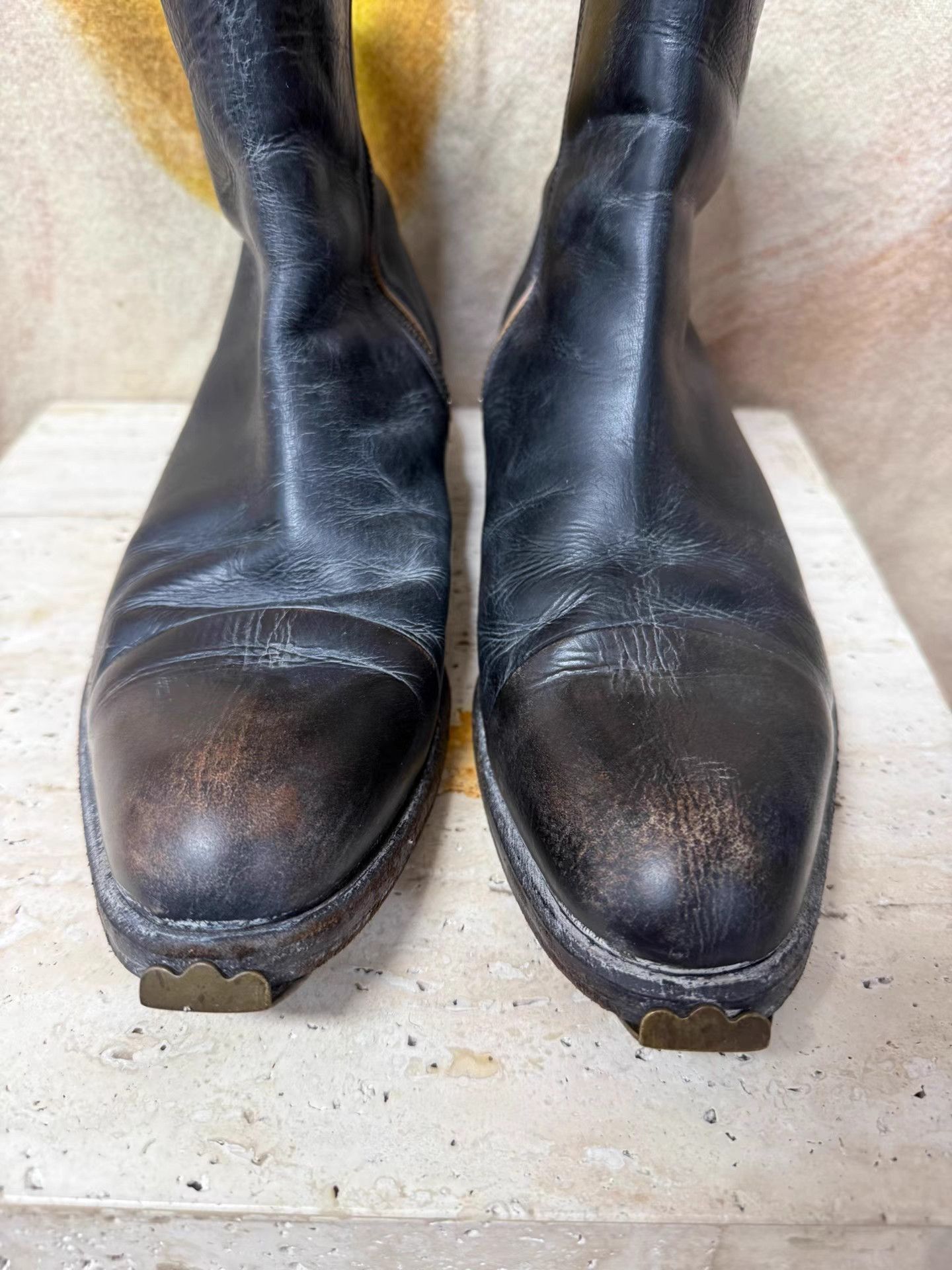 Maison MIHARA YASUHIRO Mihara Yasuhiro Vintage Toe Cap Upward Chelsea Boots K20 Size US 9 / IT 39 - 4 Thumbnail