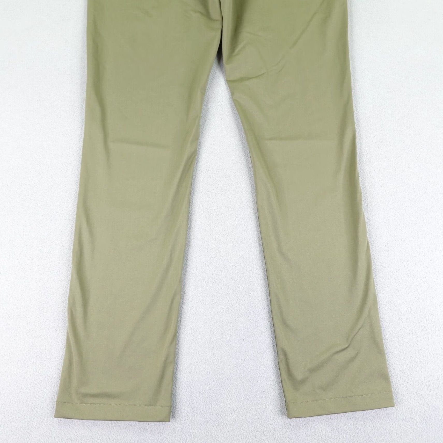 Rhone Rhone Pants Mens 33 Green Slim Straight Chino 33 In Inseam Regular Waist 34 Business Casual Travel Workwear Size US 34 / EU 50 - 6 Thumbnail
