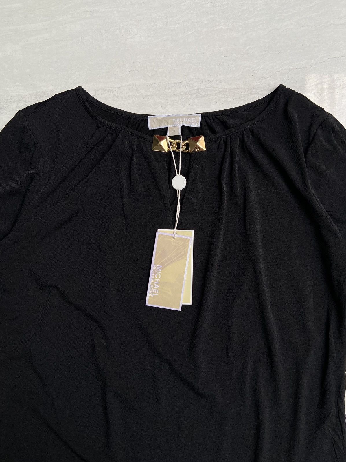 Michael Kors MICHAEL KORS Black Long Sleeve T-shirt Size US XS / EU 42 / 0 - 8 Thumbnail