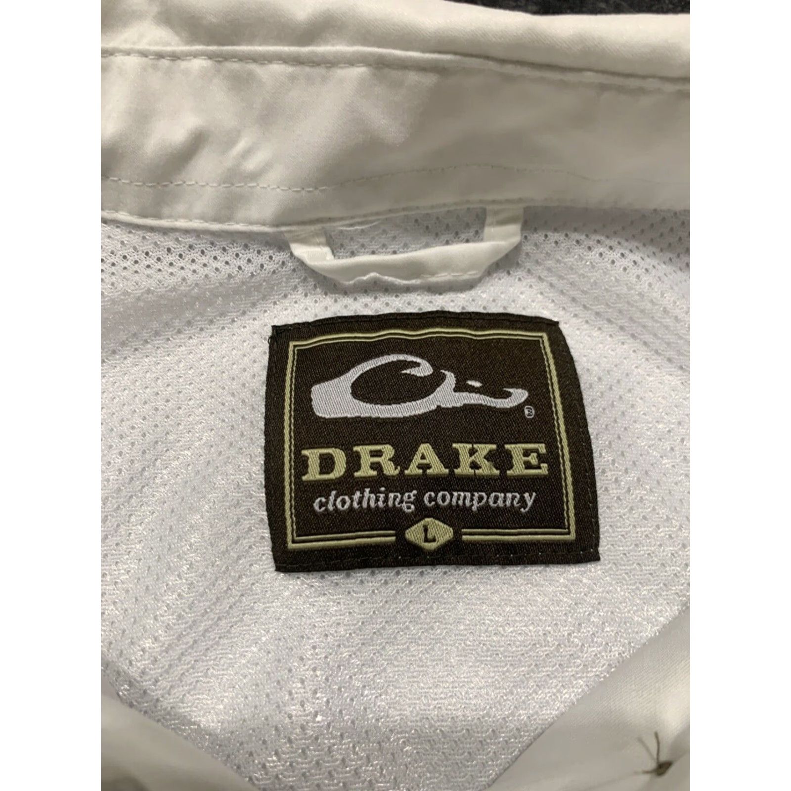 Vintage Drake Waterfowl Mississippi State Bulldogs Men's Large White Button Down Shirt Size US L / EU 52-54 / 3 - 7 Thumbnail