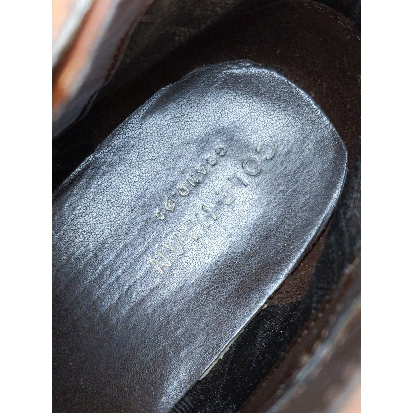 Cole Haan Cole Haan Boots Womens Size 9.5 Brown Leather Ankle Zip Buckle Booties Size US 10 / IT 40 - 3 Thumbnail