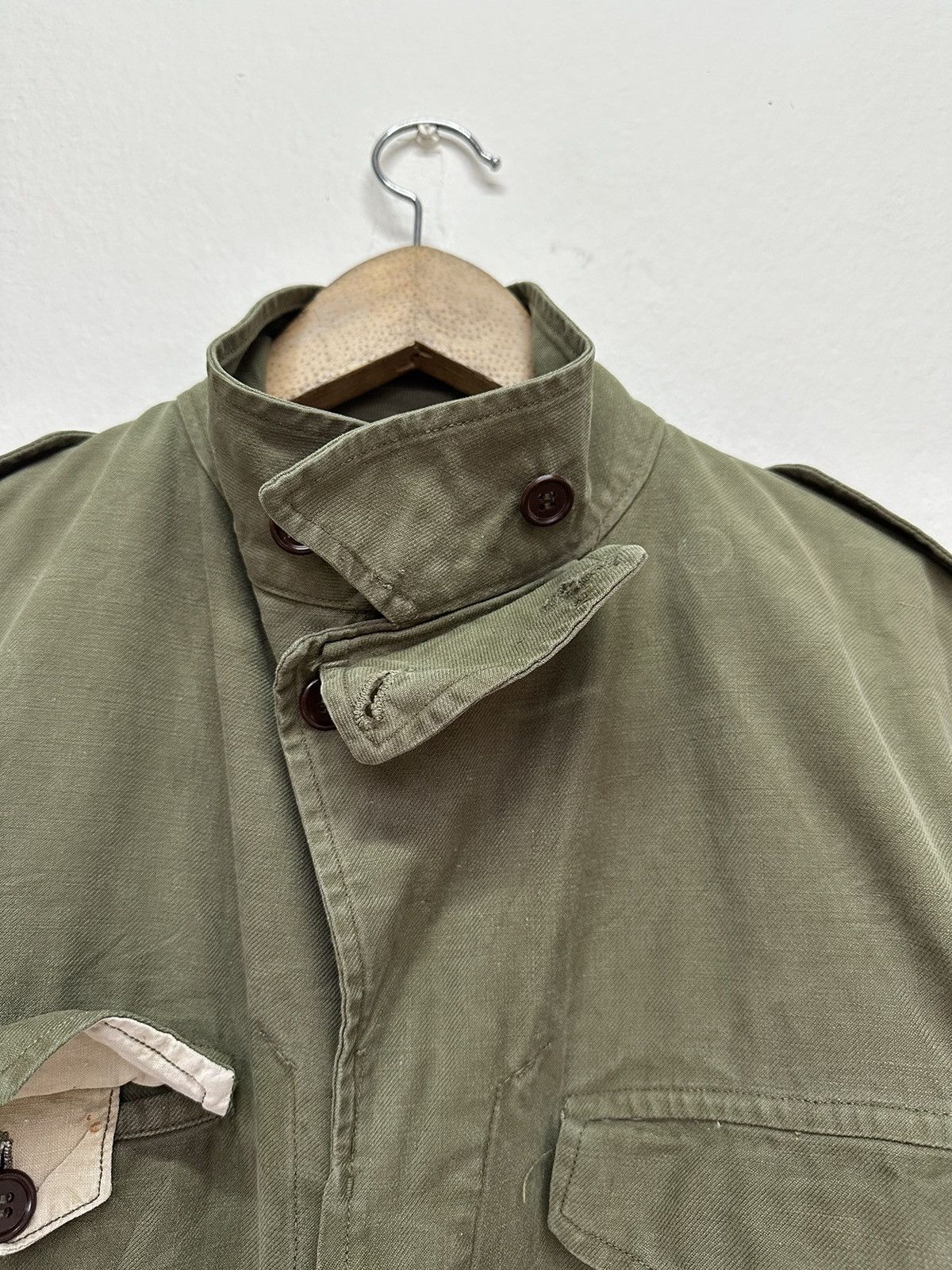 Vintage True Vintage Circa 50s France Armee OG Military Jacket Size US L / EU 52-54 / 3 - 12 Thumbnail