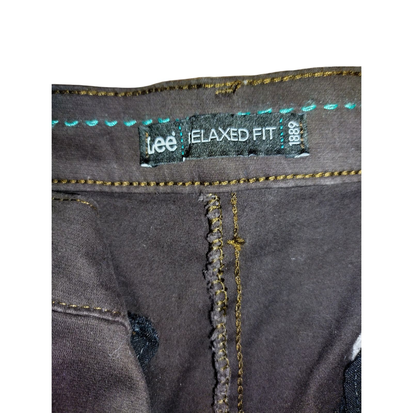 Lee Lee 1889 Womens Mid-rise Straight Leg fit Pants SZ 14 Med Size 36" / US 14 / IT 50 - 5 Thumbnail