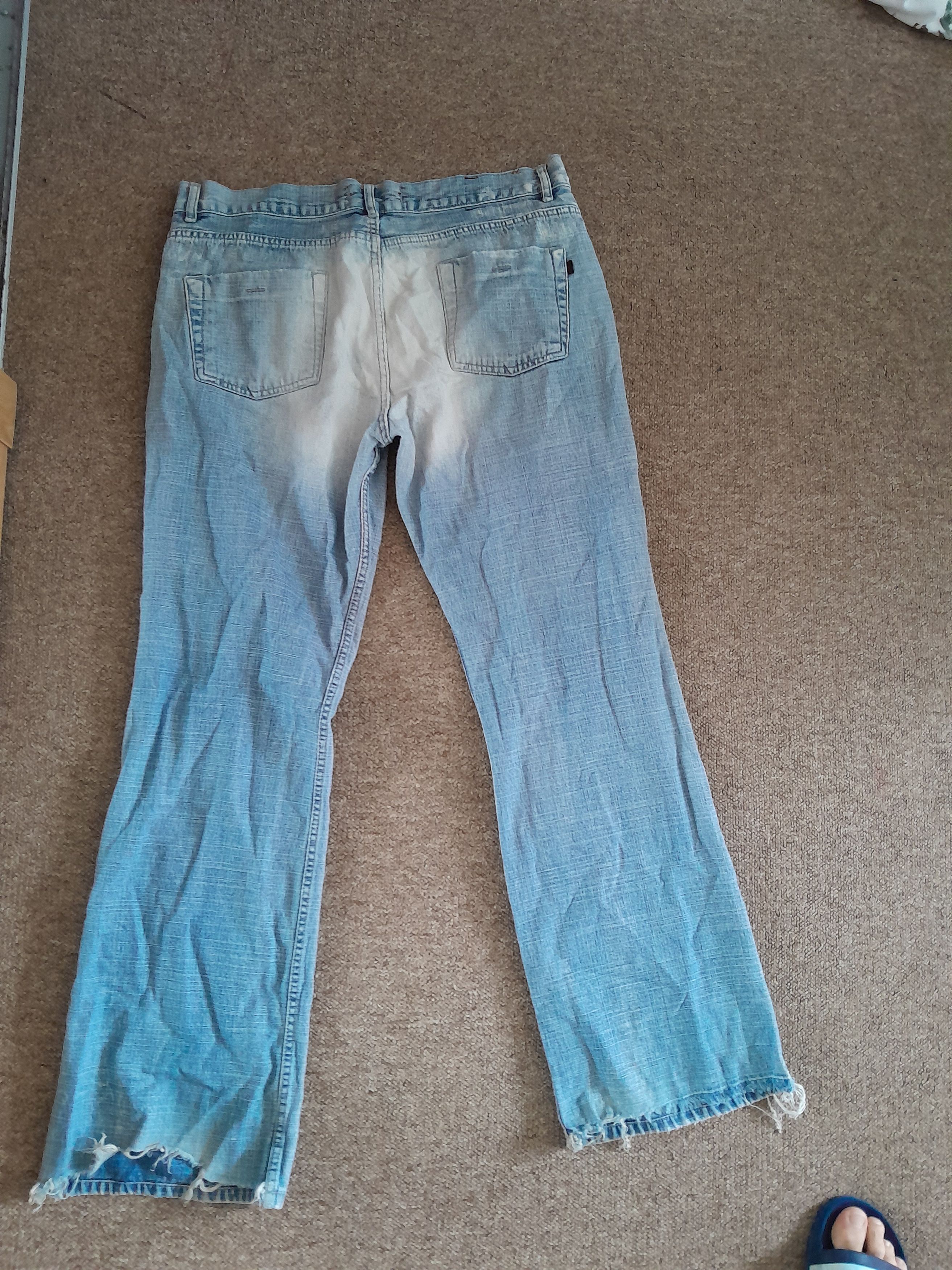 Prada Prada denim flared fit distressed washed Size US 36 / EU 52 - 3 Thumbnail