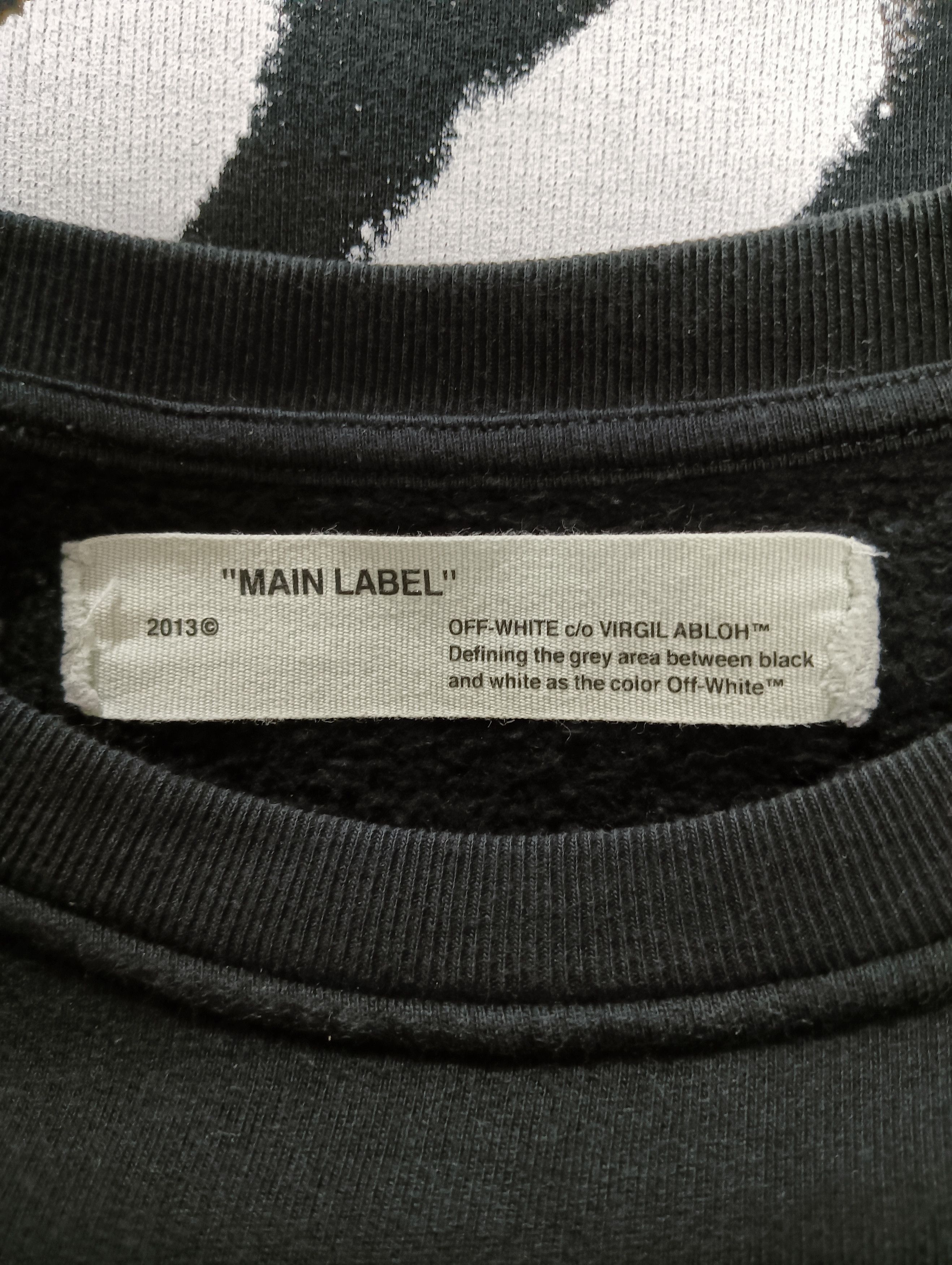 Off-White Diagonal Spray Sweatshirt Size US M / EU 48-50 / 2 - 4 Thumbnail