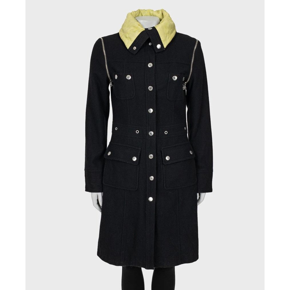 Dolce & Gabbana Dolce & Gabbana Black Detachable Sleeve Coat - Size 42/ M Size M / US 6-8 / IT 42-44 - 1 Thumbnail