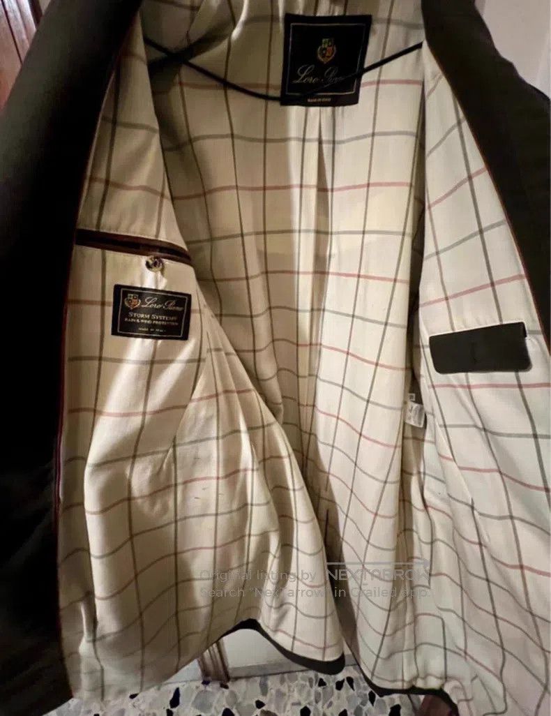 Loro Piana Loro Piana Long coat, pure cotton with interlining Size US M / EU 48-50 / 2 - 7 Thumbnail