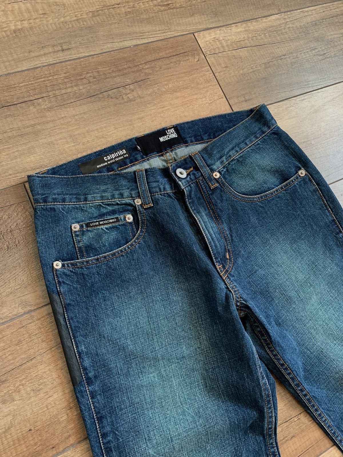 Moschino Love Moschino Caipirina Medium Waist Skinny Jeans Pants Size US 29 - 1 Thumbnail
