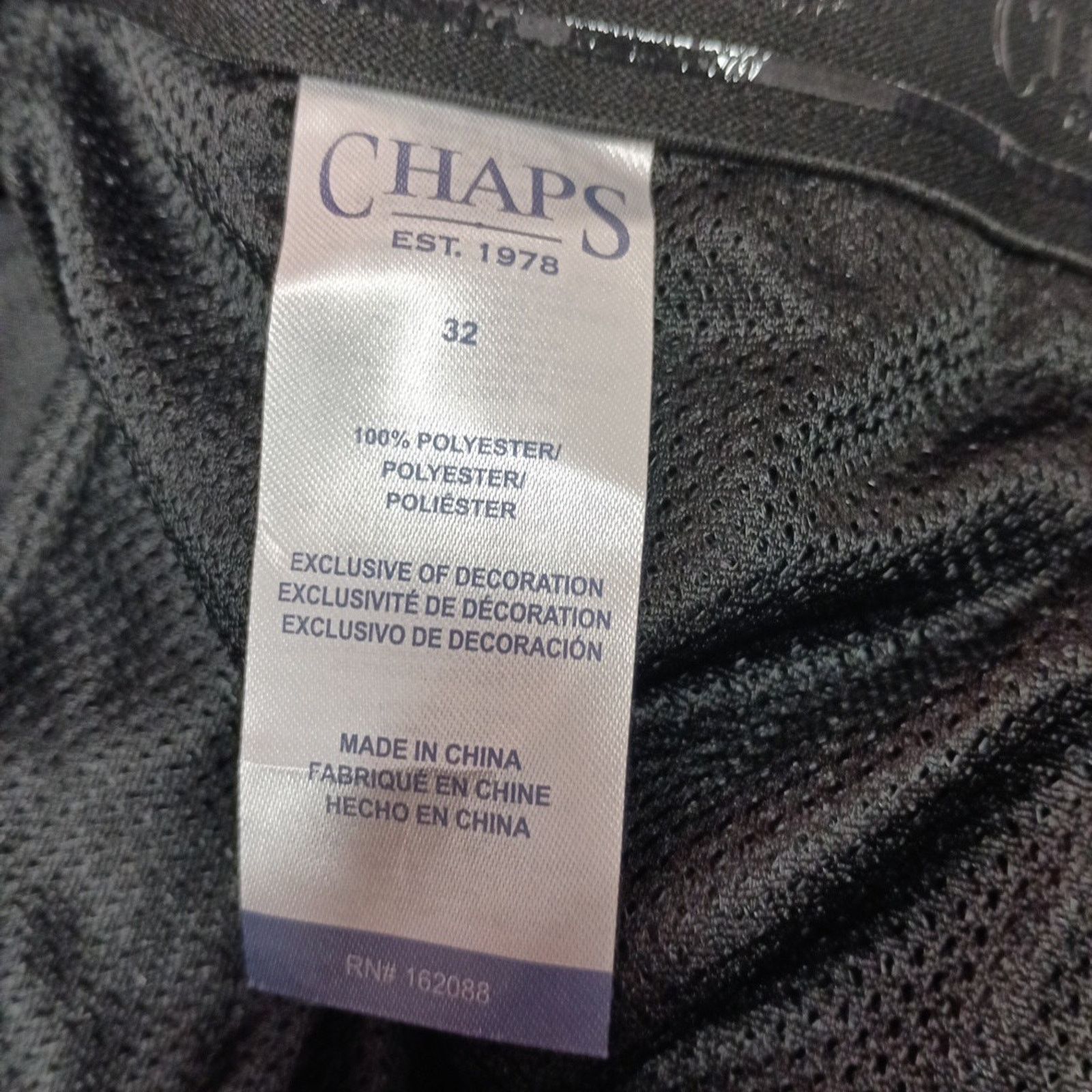 Chaps Chaps Golf Slim Fit Pants Mens 32x32 Black Stretch Waistband Size US 32 / EU 48 - 5 Thumbnail
