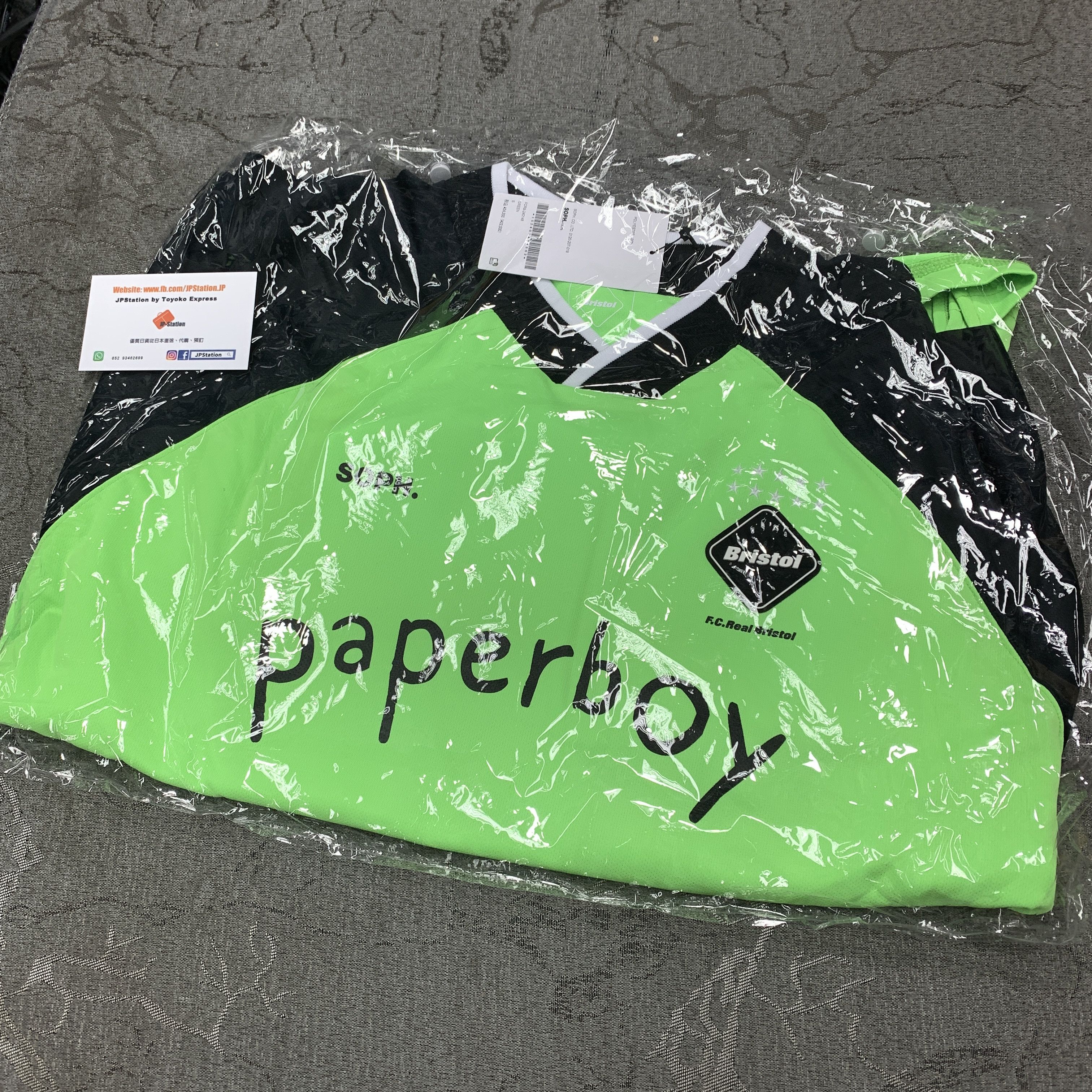 F.C. Real Bristol FCRB x paperboy L/S Oversized Game Shirt