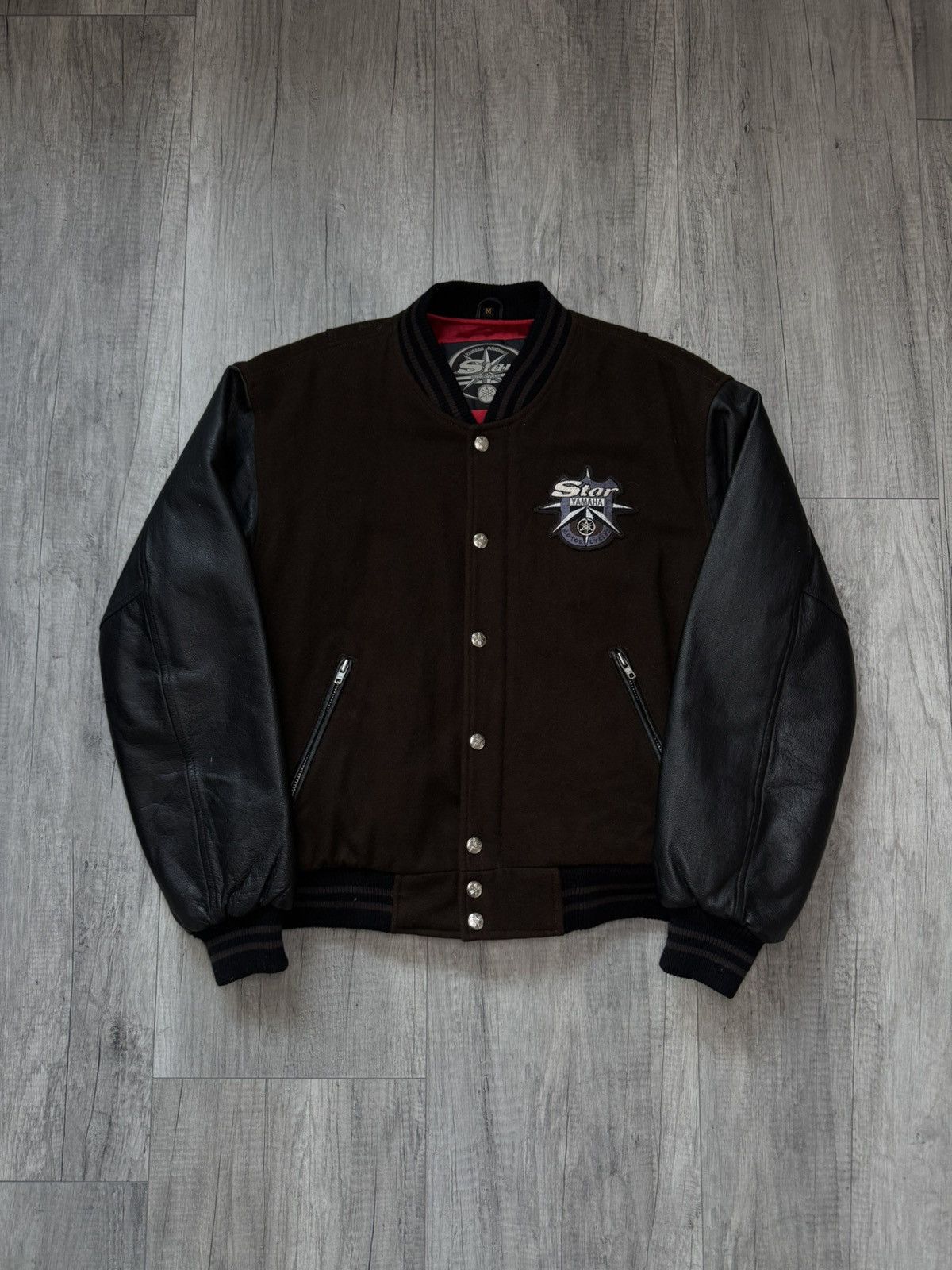 Leather × Yamaha Yamaha vintage bomber leather jacket L avant garde Size US L / EU 52-54 / 3 - 2 Thumbnail