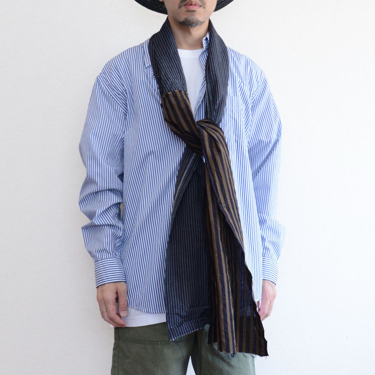 Other Japanese Scarf Vintage — Hand-Stitched Patchwork Cotton Size ONE SIZE - 8 Thumbnail