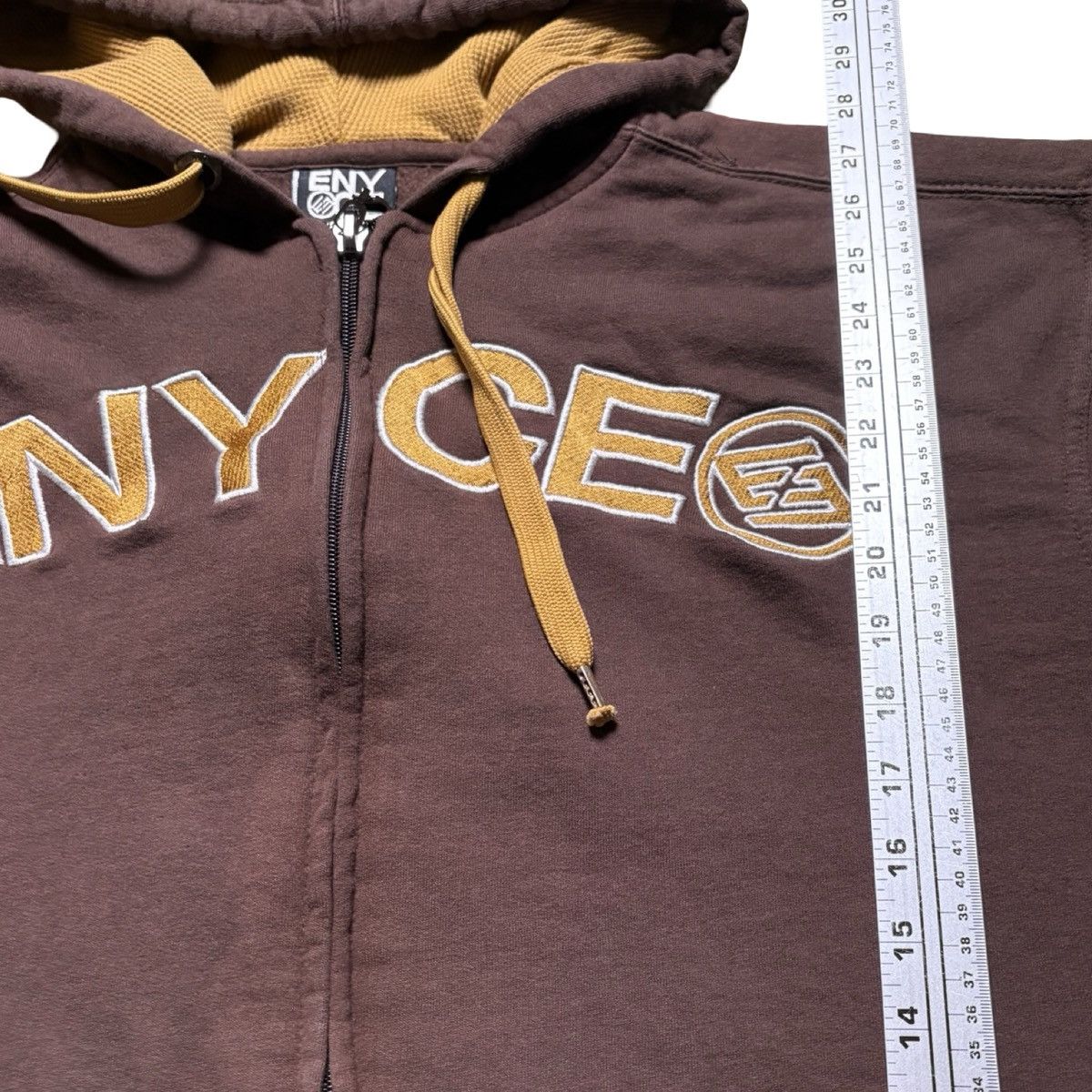 Enyce Vintage Enyce Hoodie XL Brown Full Zip Y2K Streetwear Hip Size US XL / EU 56 / 4 - 5 Thumbnail