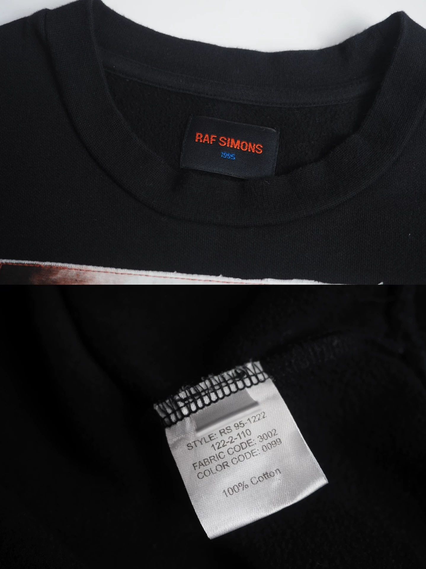 Raf Simons FW12 RAF SIMONS Black Eyewear Sweatshirt Size US M / EU 48-50 / 2 - 3 Thumbnail
